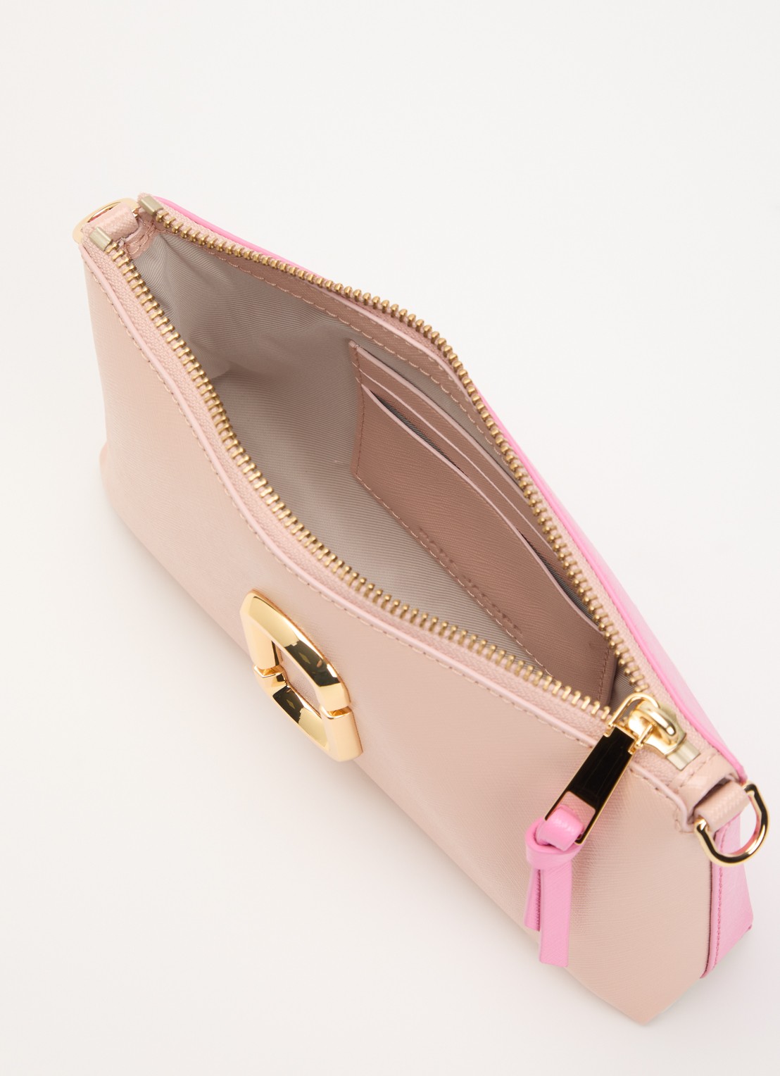 Marc Jacobs The pochette crossbody tas van leer met afneembare schouderriem  - detail 2 roze