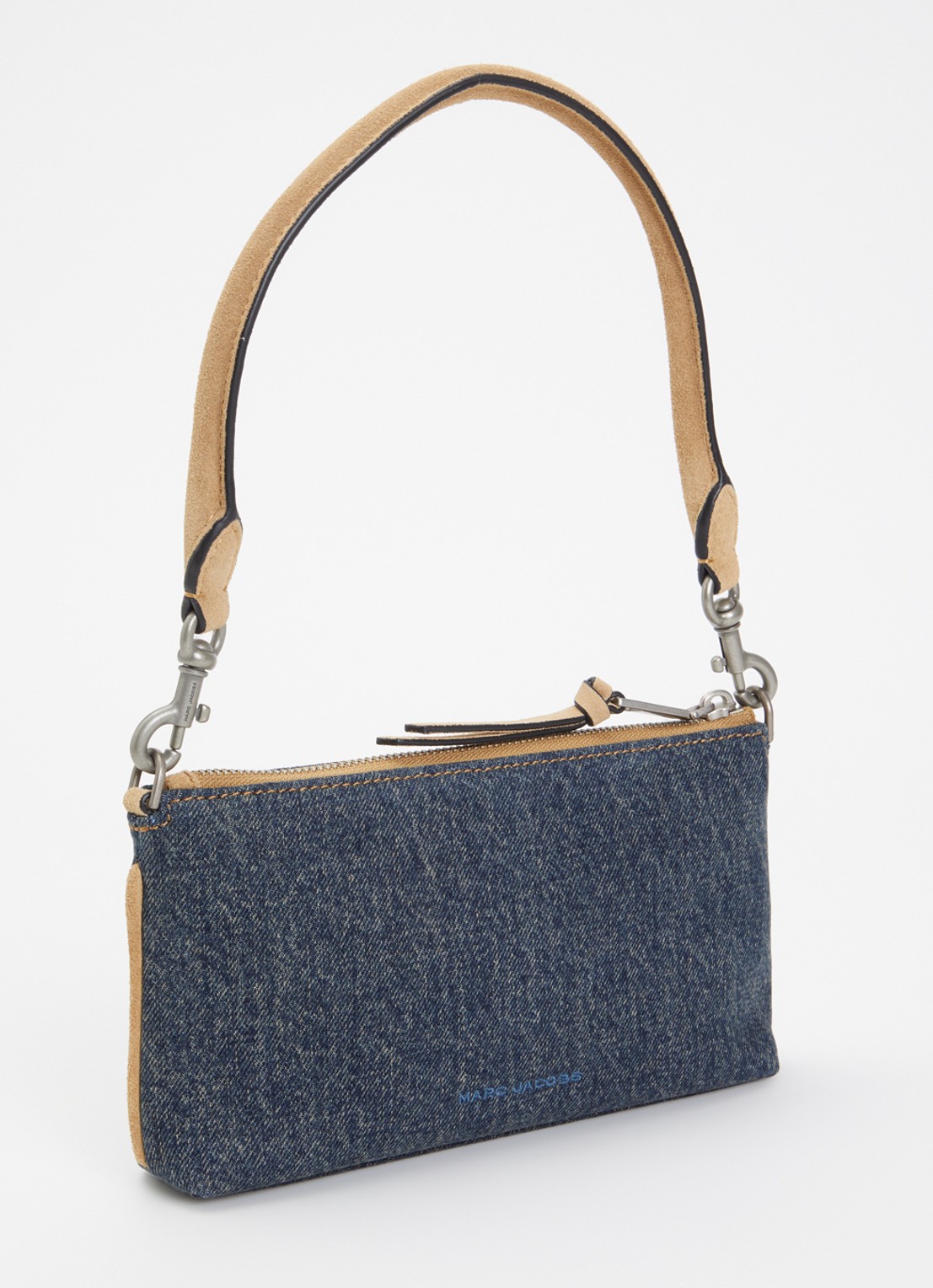 Marc Jacobs The Pochette schoudertas met logo - achterkant 5 indigo
