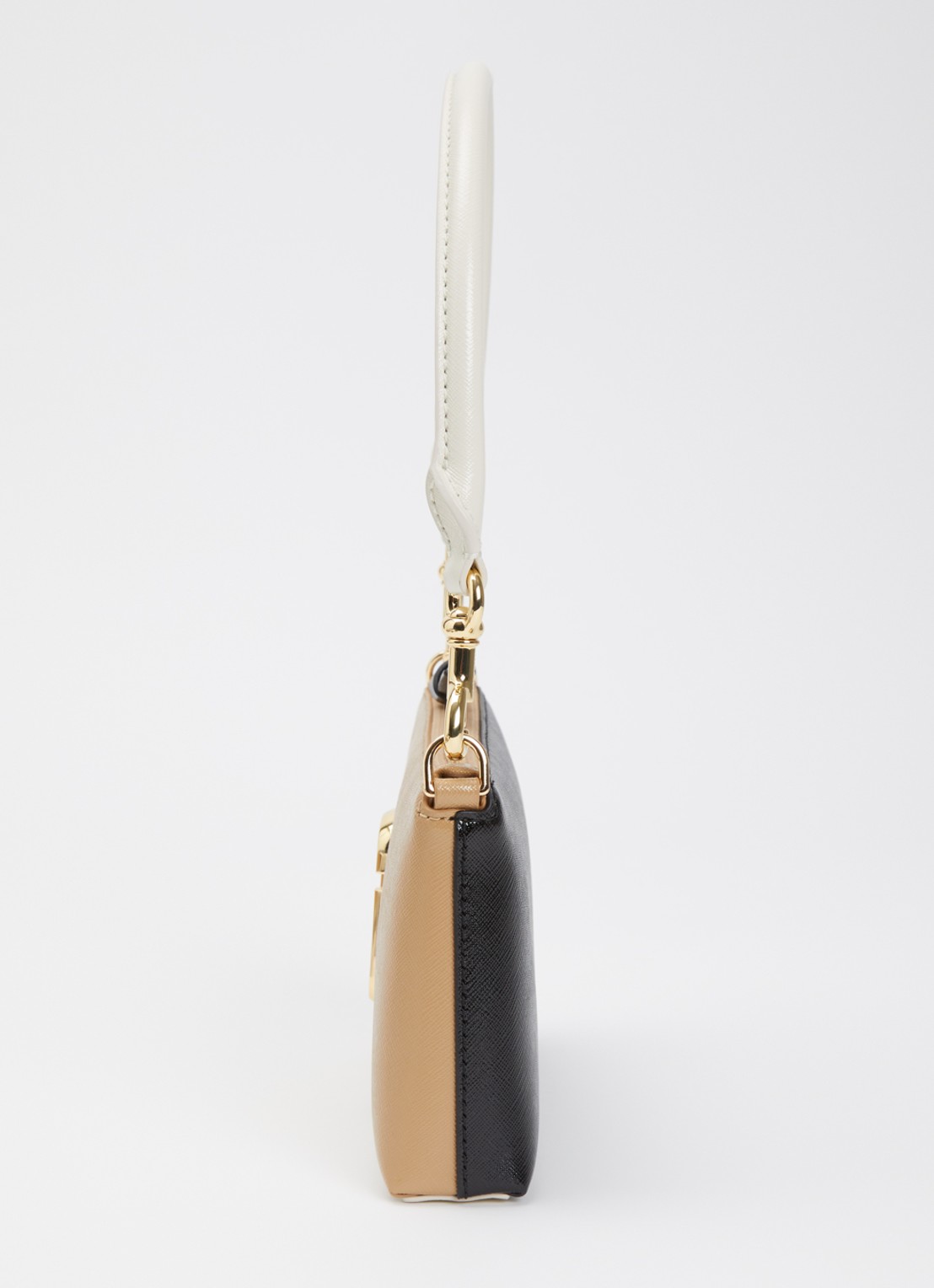 Marc Jacobs The Pochette schoudertas van leer met logo - detail 6 camel