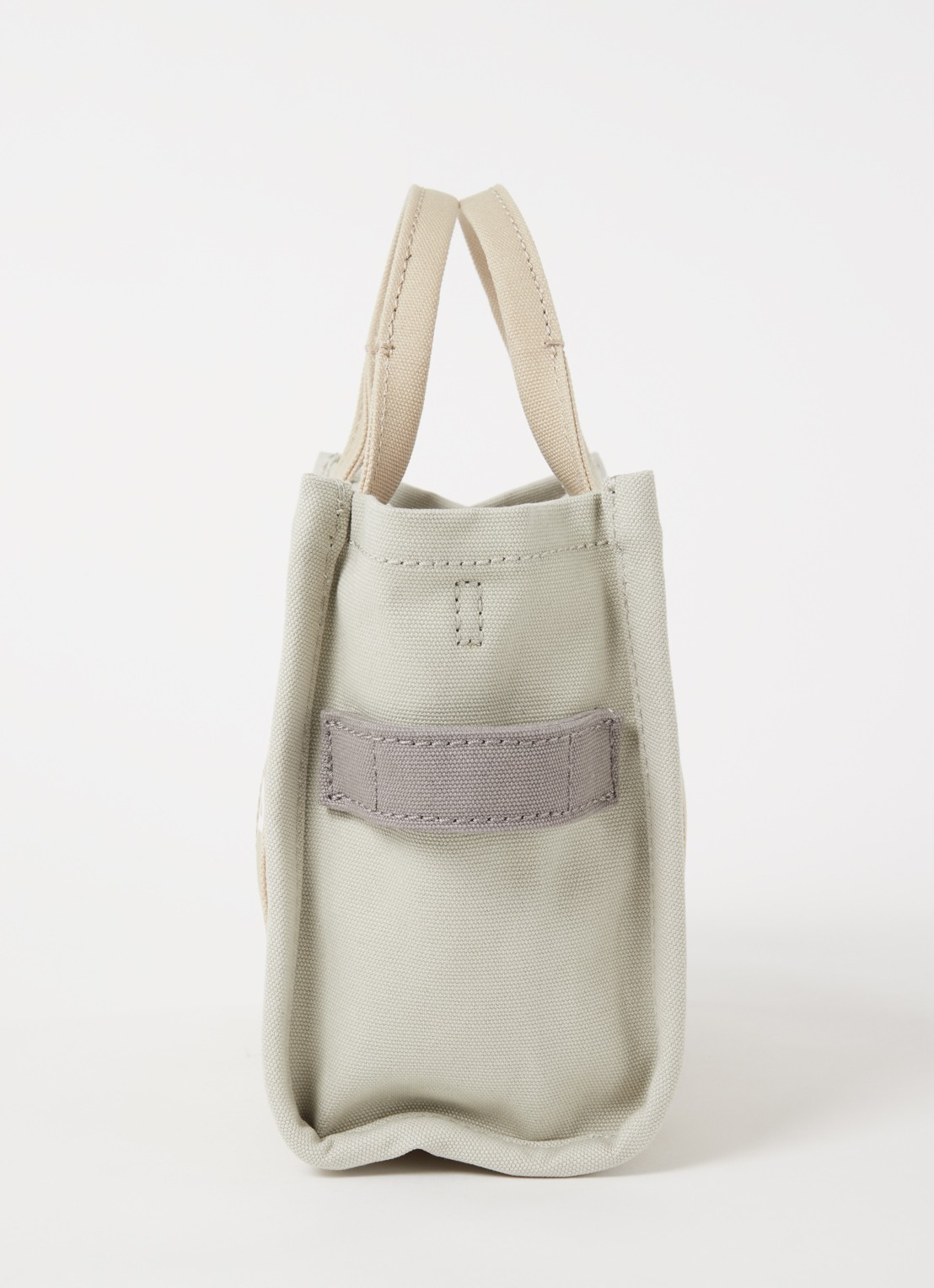 Marc Jacobs The Small Tote handtas met logo - detail 4 beige