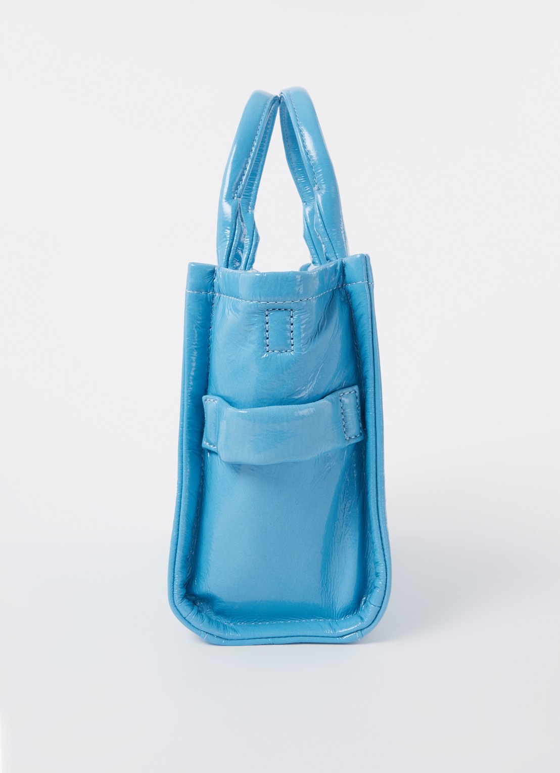 Marc Jacobs The Small Tote handtas met logo - detail 3 blauw