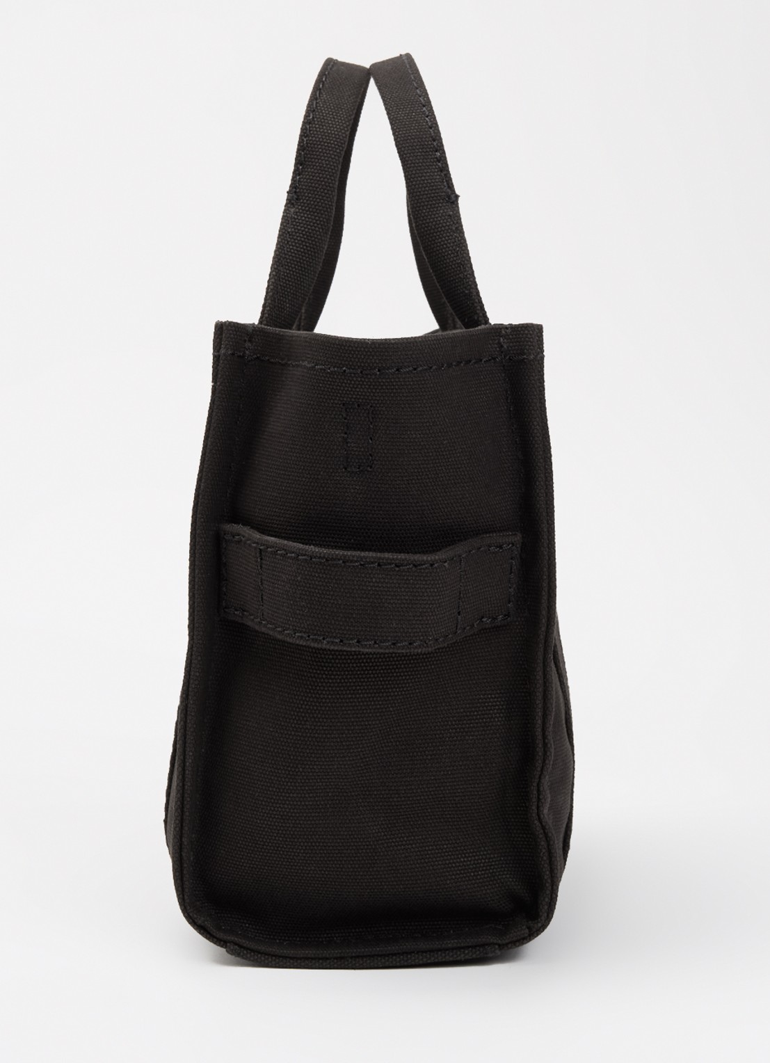 Marc Jacobs The Small Tote handtas van canvas met afneembare schouderriem - detail 2 zwart