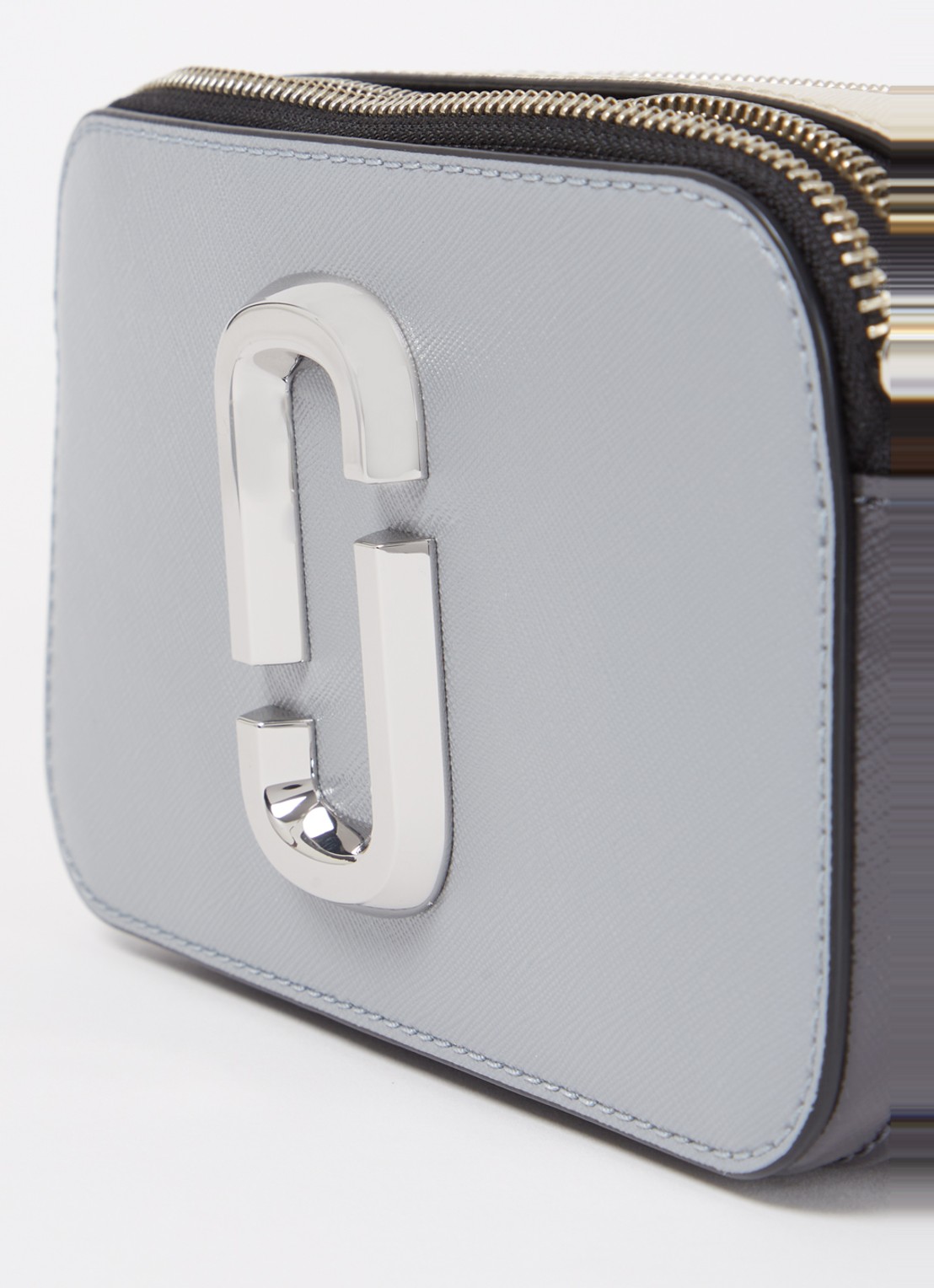 Marc Jacobs The Snapshot crossbodytas van leer - detail 3 grijs