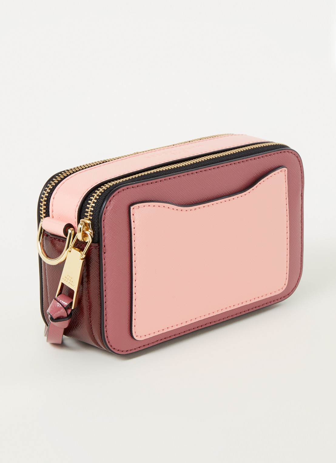 Marc Jacobs The Snapshot crossbodytas van leer - achterkant 4 roze