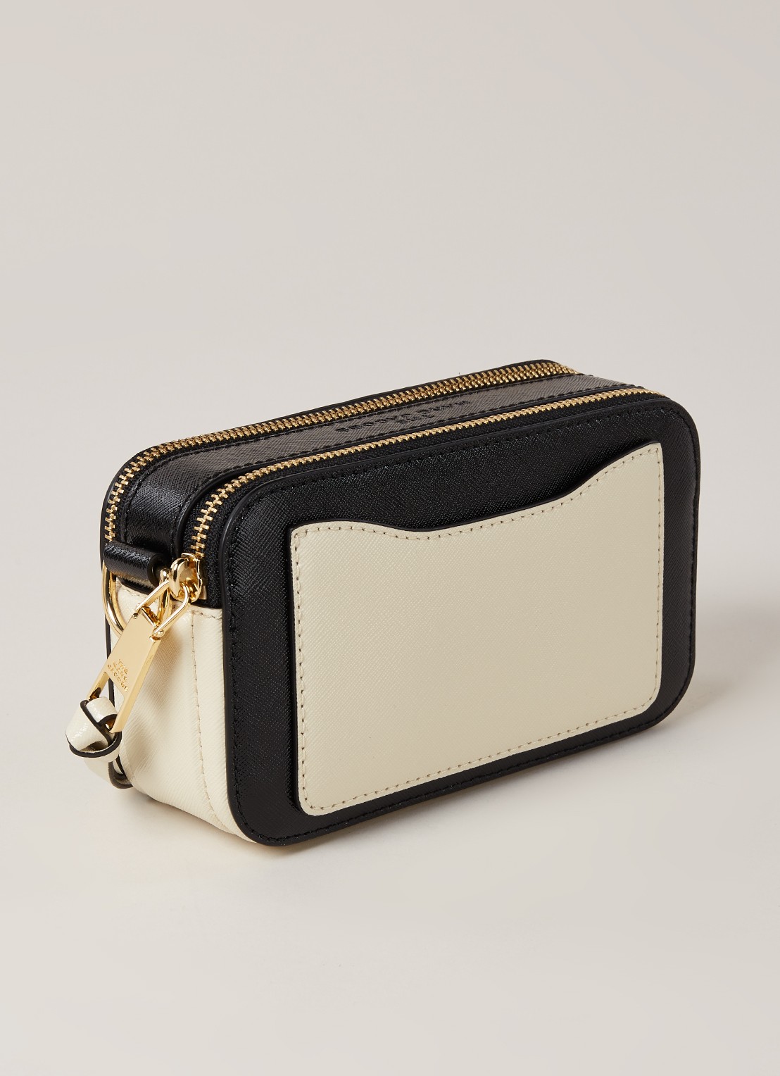 Marc Jacobs The Snapshot crossbodytas van leer - detail 3 ivoor