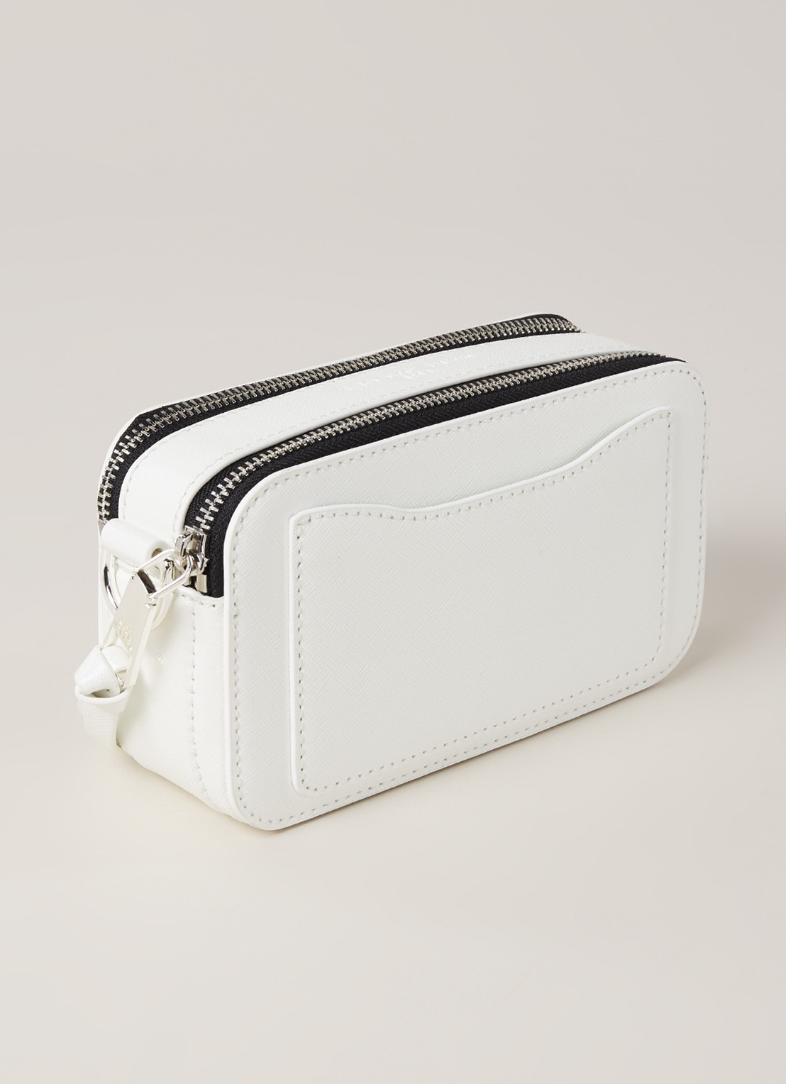 Marc Jacobs The Snapshot DTM crossbodytas van leer - detail 3 gebroken wit