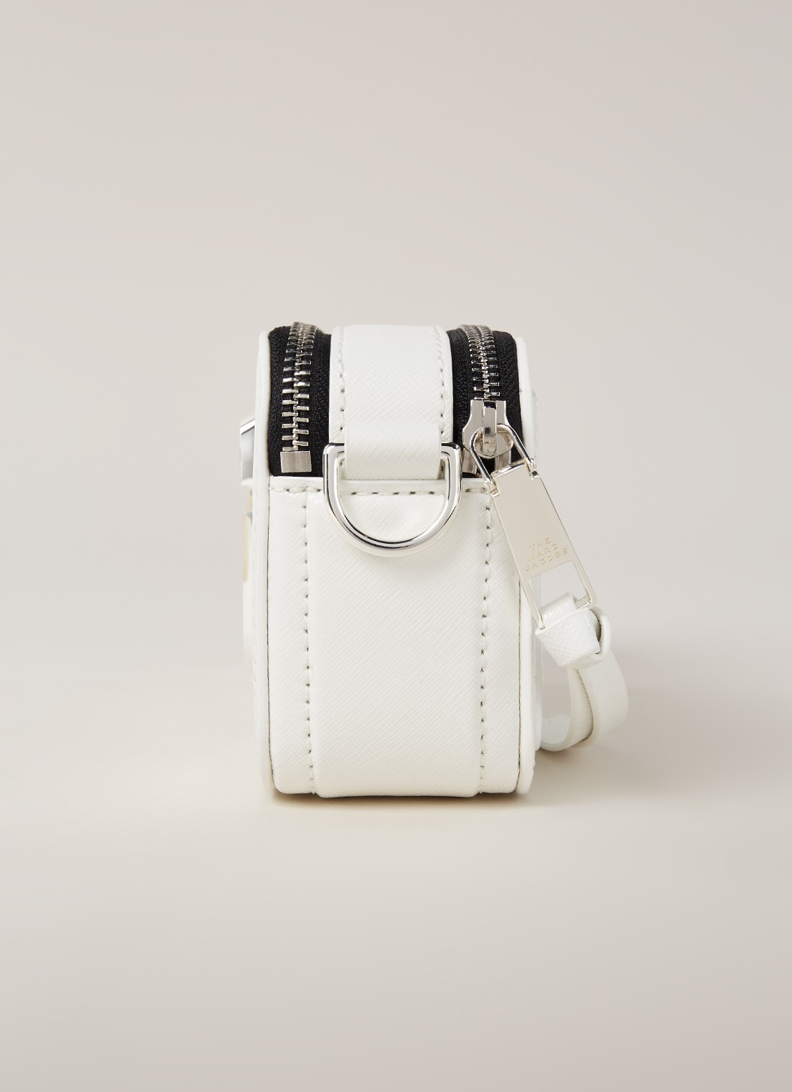 Marc Jacobs The Snapshot DTM crossbodytas van leer - detail 5 gebroken wit