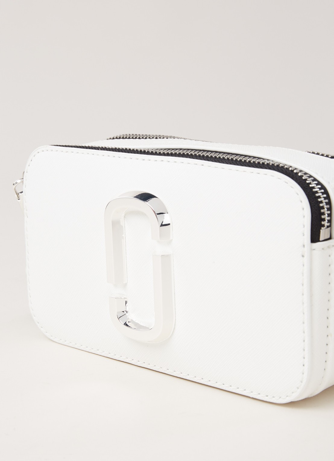 Marc Jacobs The Snapshot DTM crossbodytas van leer - detail 6 gebroken wit