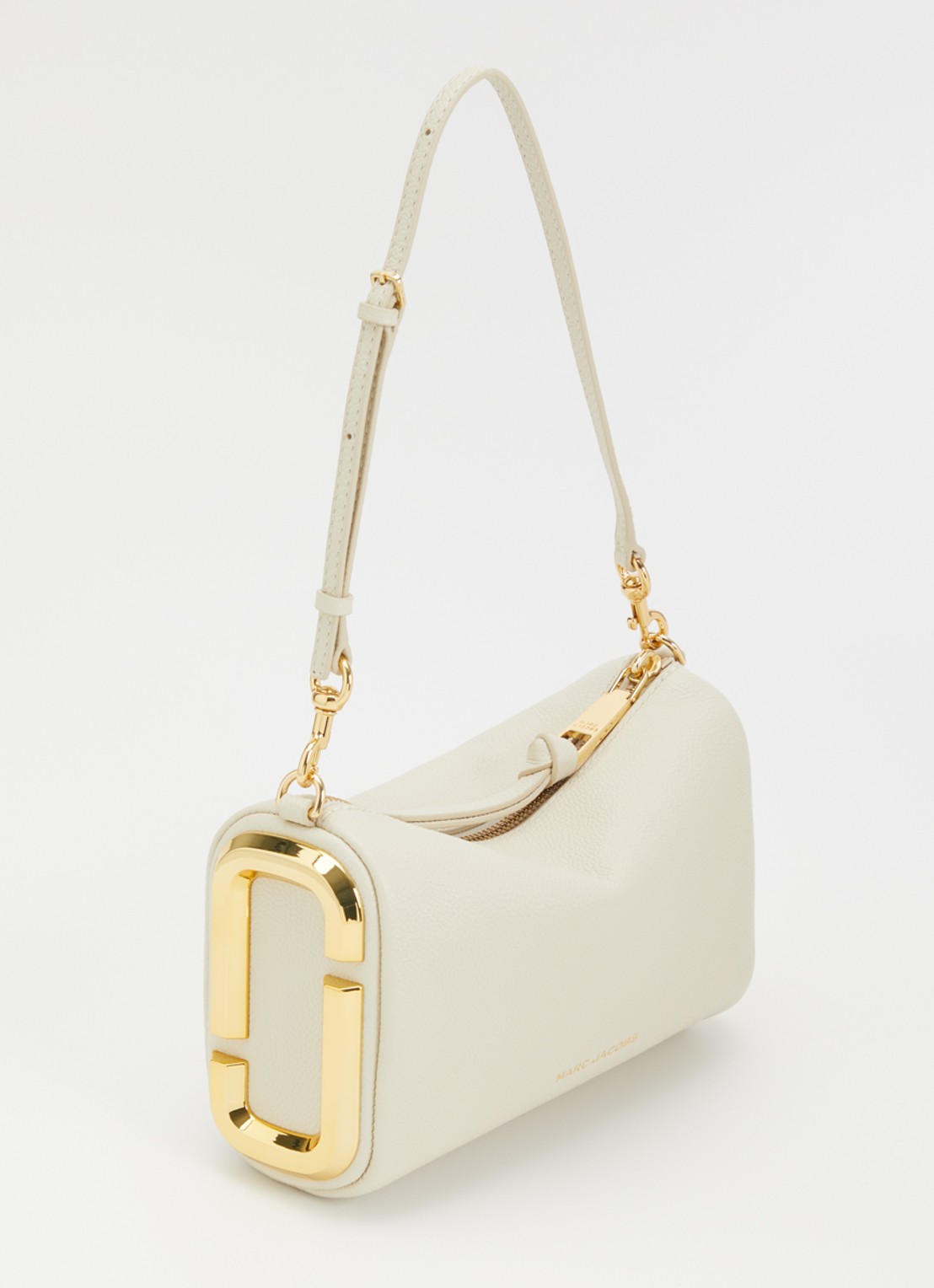 Marc Jacobs The Snapshot schoudertas van leer - achterkant 3 gebroken wit
