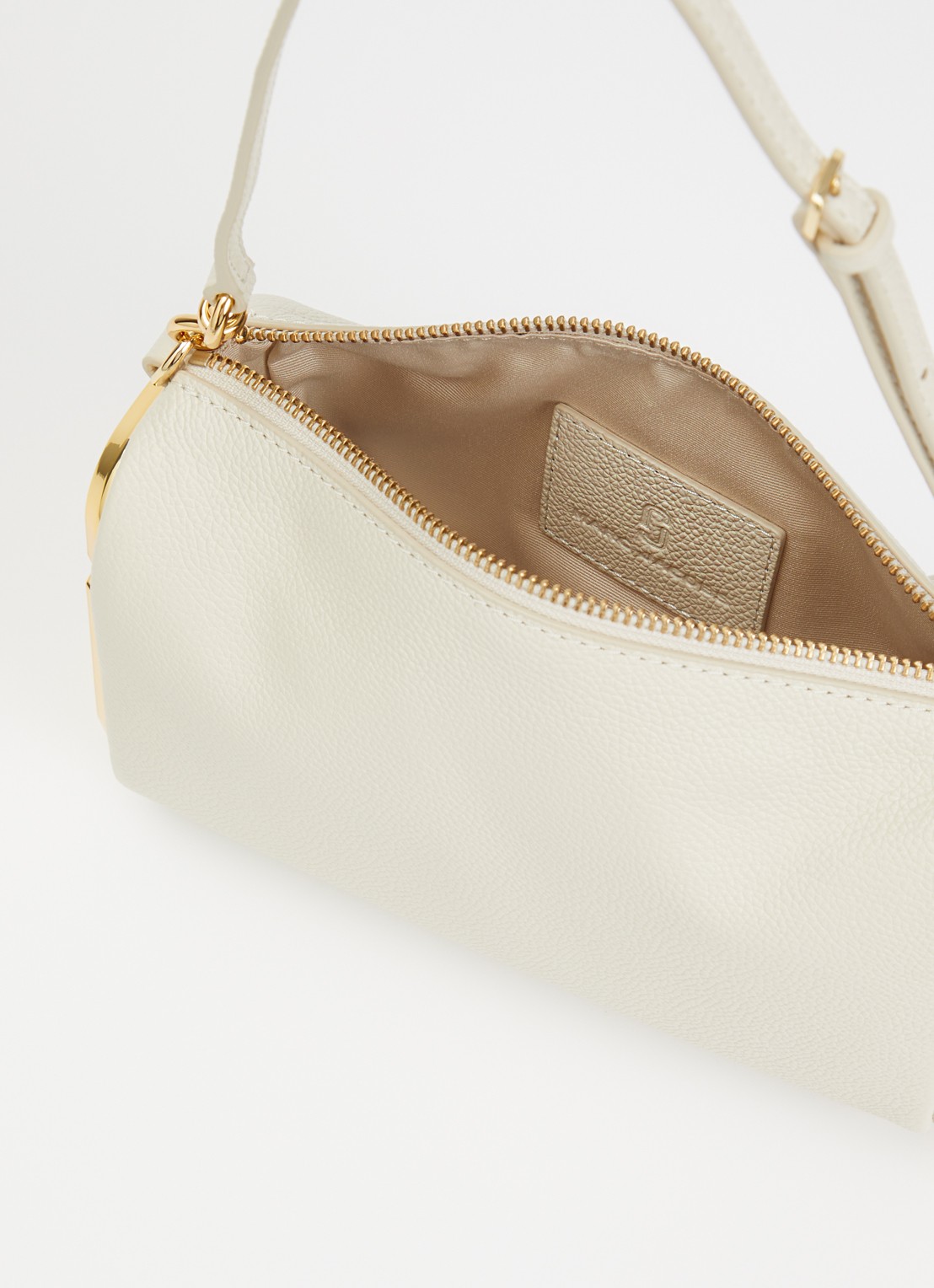Marc Jacobs The Snapshot schoudertas van leer - detail 4 gebroken wit