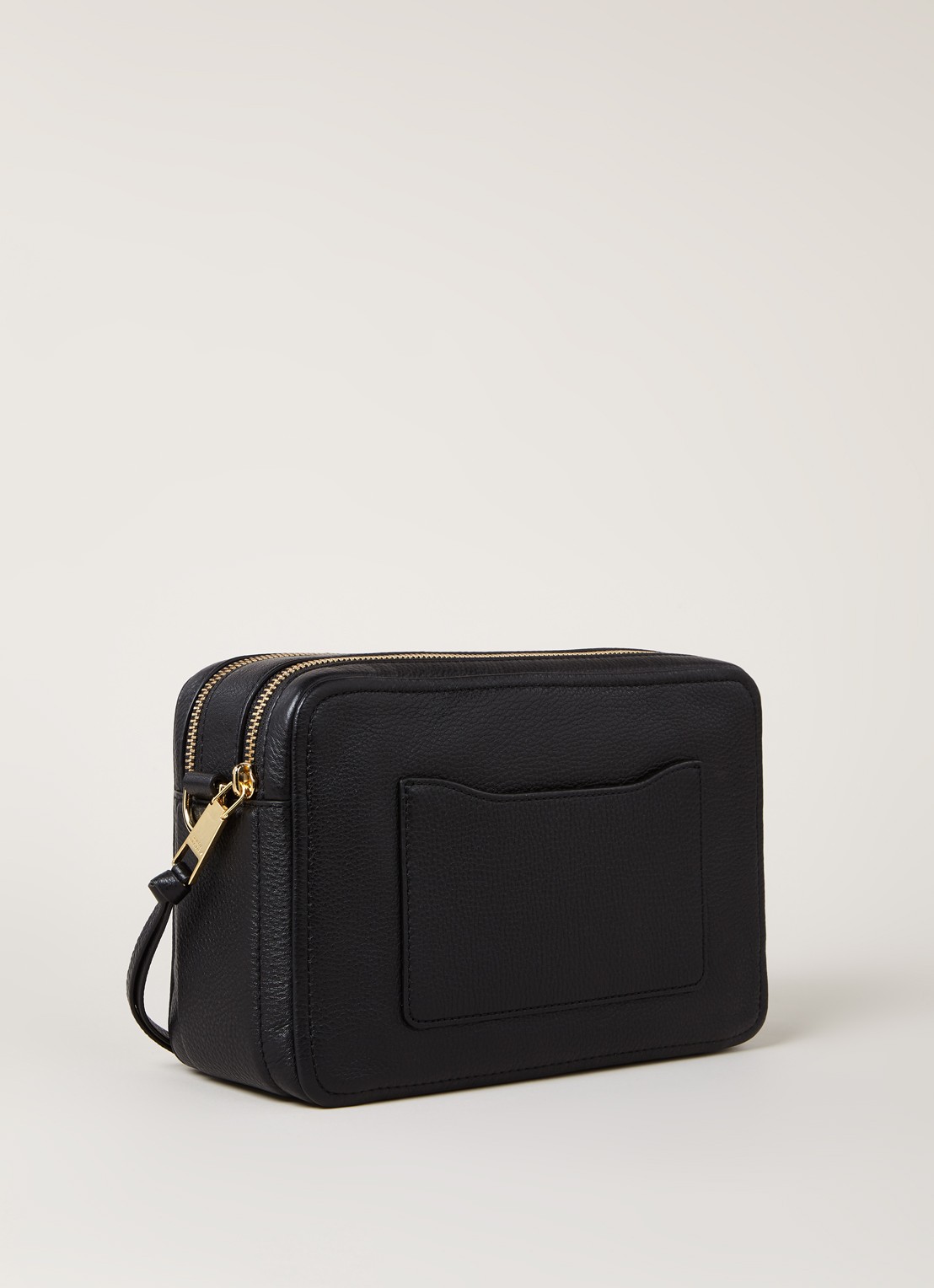 Marc Jacobs The Softshot 27 crossbodytas van leer - detail 3 zwart