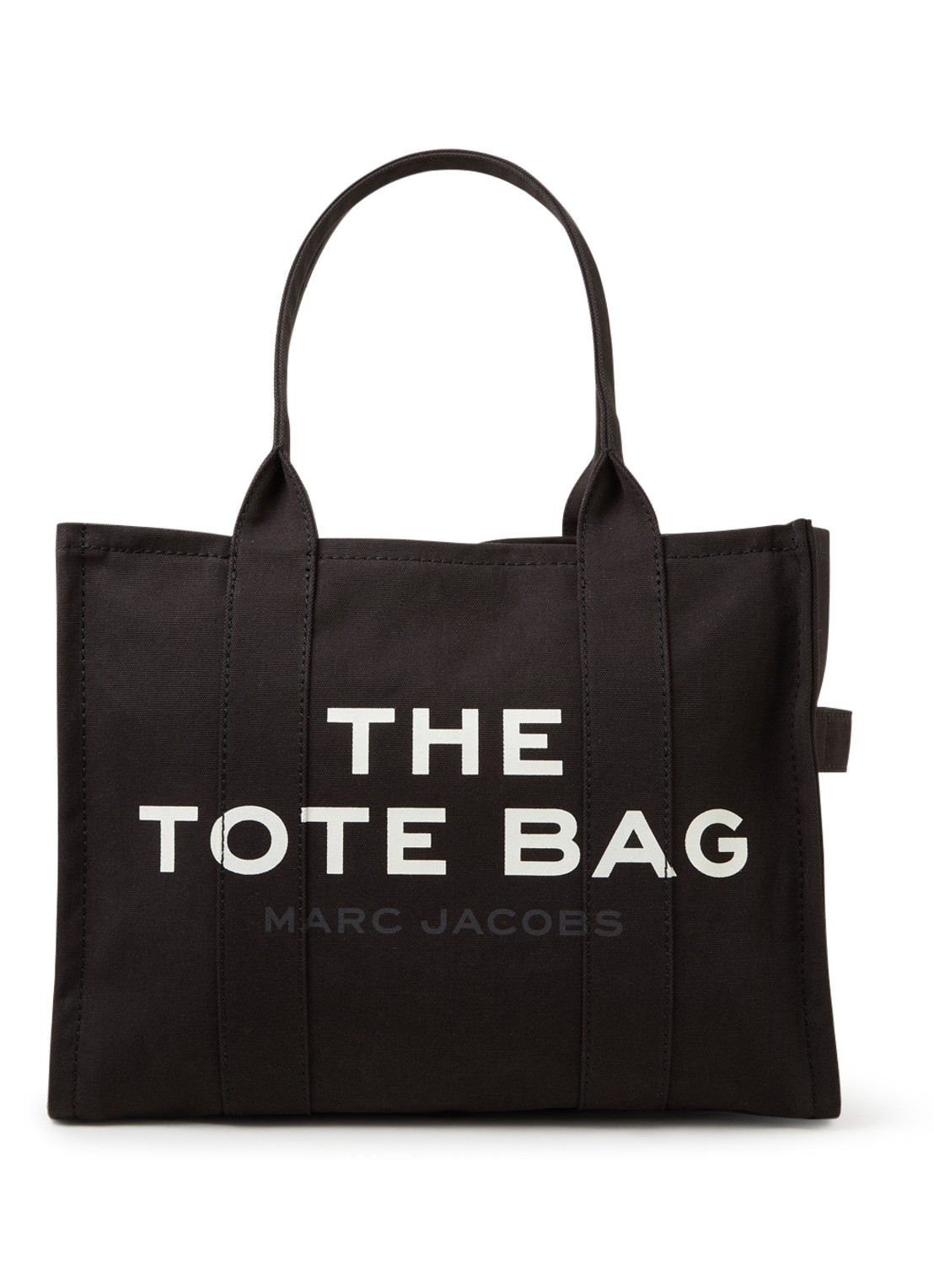 Marc Jacobs Traveler schoudertas van canvas - voorkant 4 zwart