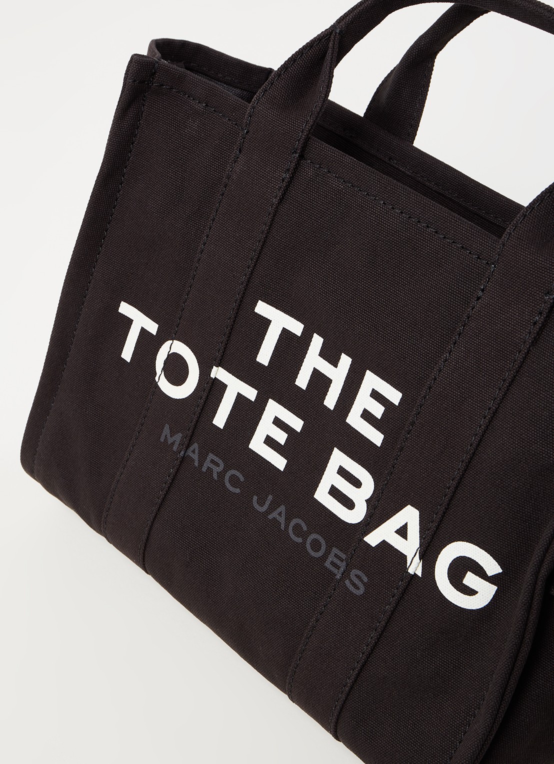 Marc Jacobs Traveler Small handtas van canvas - detail 4 zwart