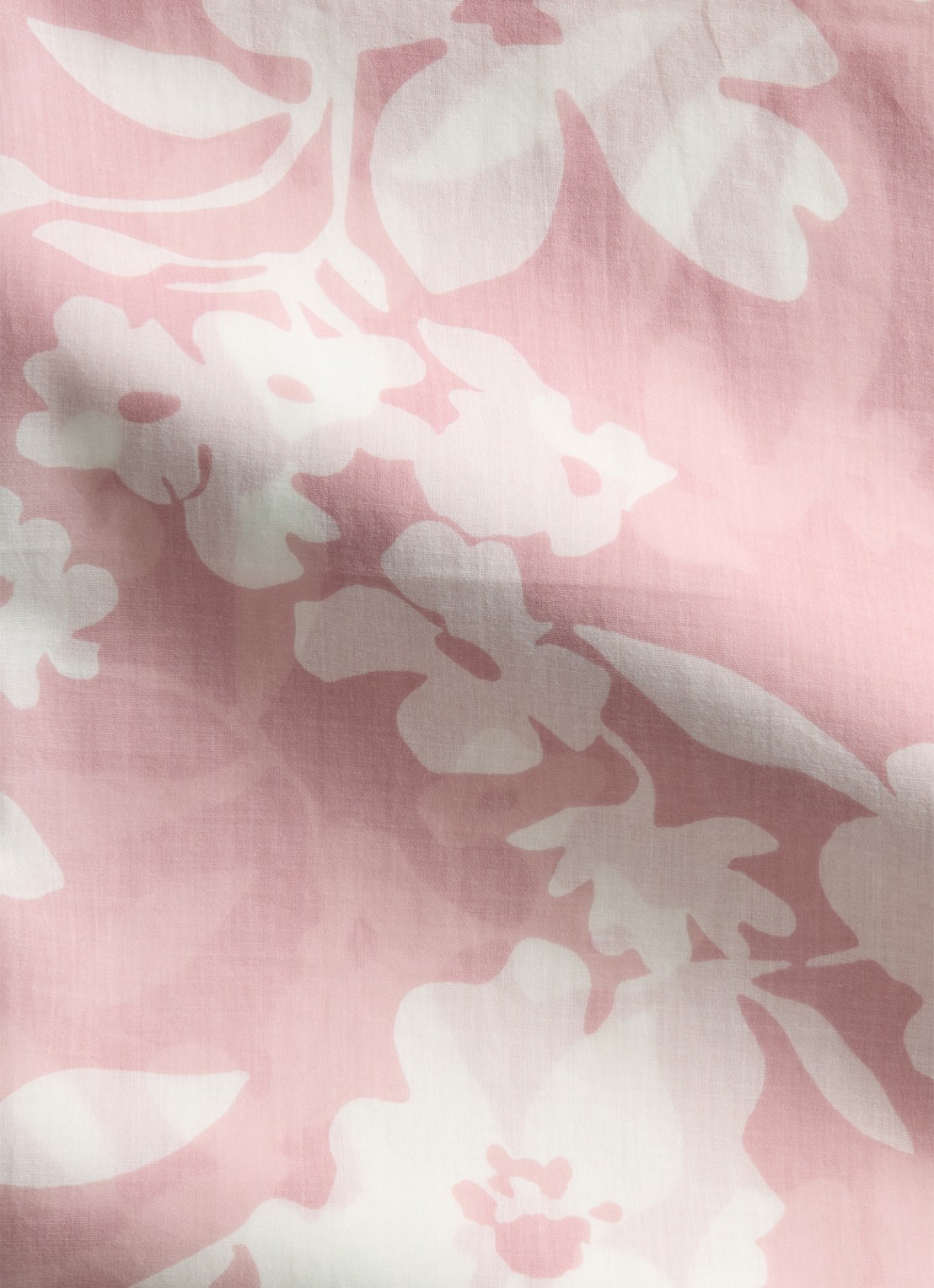 Marc O'Polo Bandana met bloemenprint 55 x 55 cm - detail 2 light pink multi 02 / roze