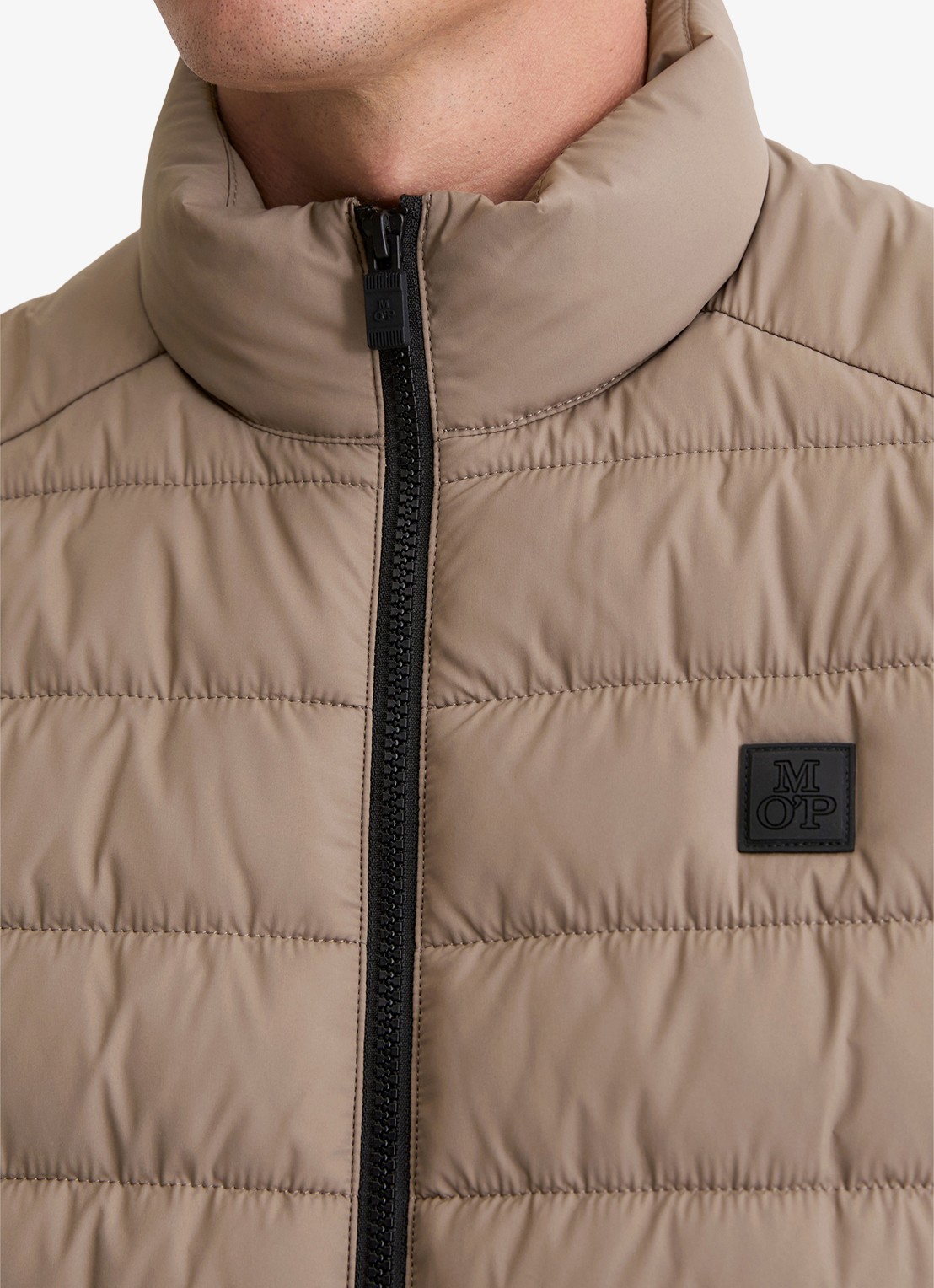 Marc O'Polo Bodywarmer met ritszakken - detail 3 lichtbruin