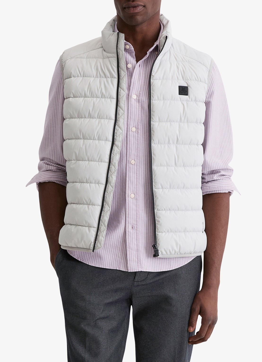 Marc O'Polo Bodywarmer met ritszakken - detail 4 beige