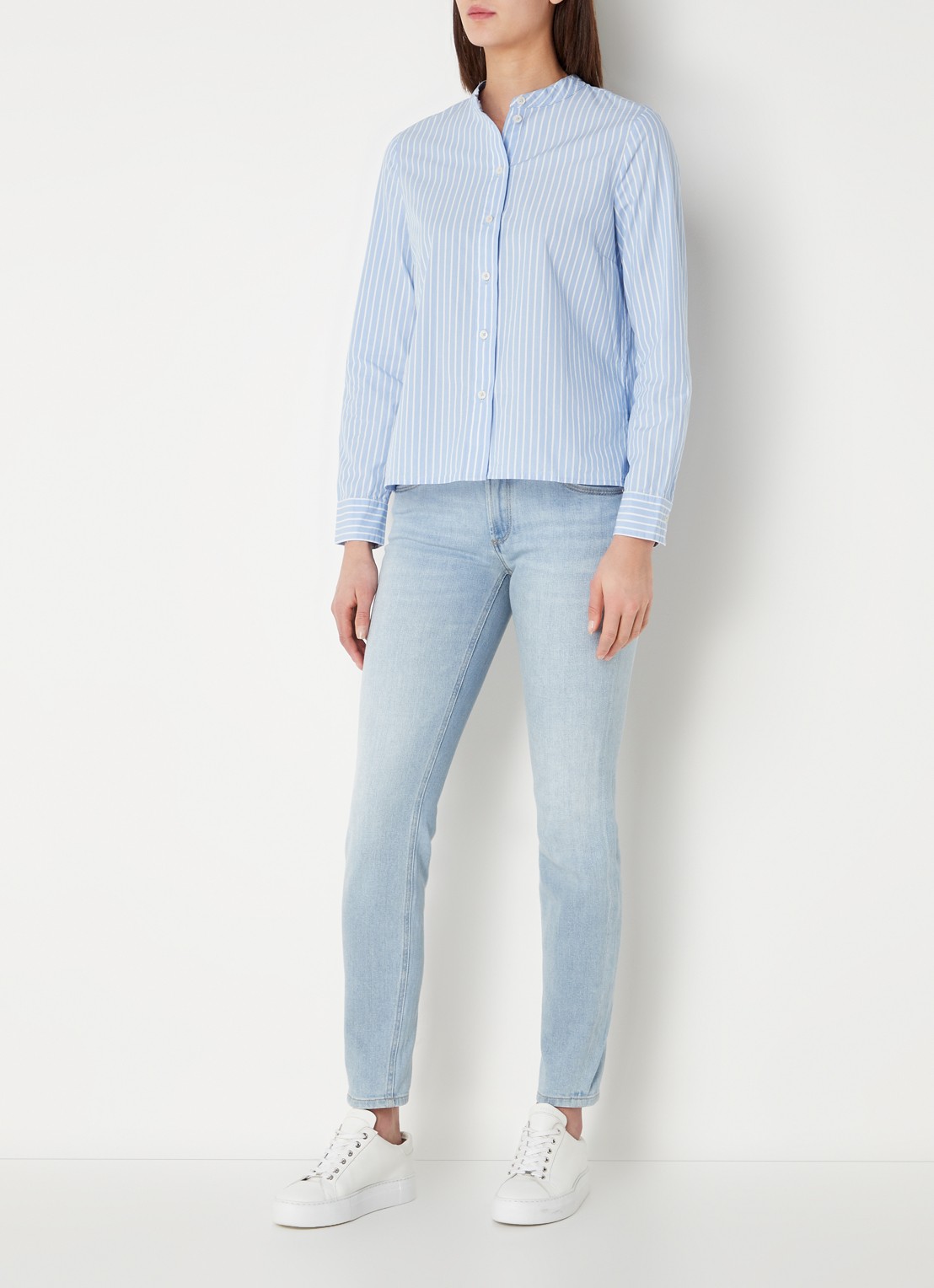 Marc O'Polo Denim DENIM TROUSER, REGULAR WAIST, - voorkant 2 indigo