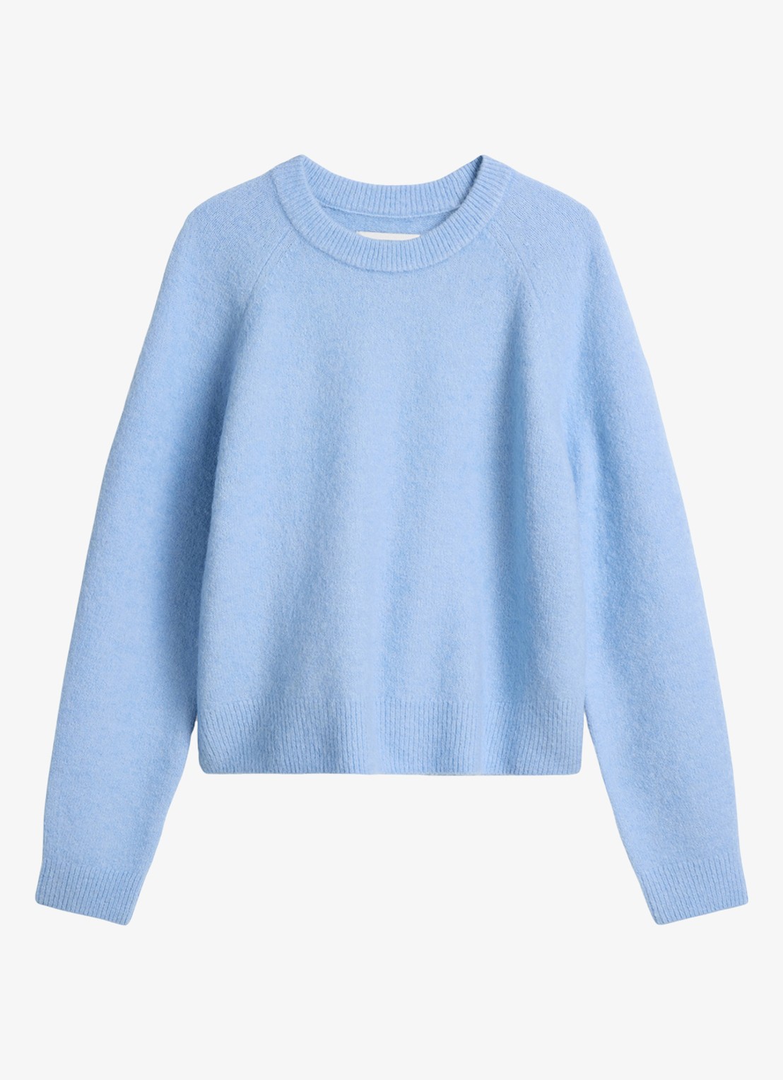 Marc O'Polo Denim Fijngebreide trui  - voorkant lichtblauw