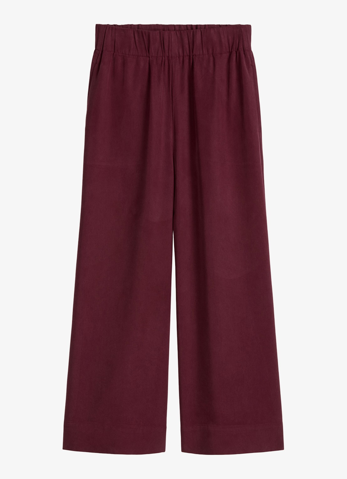 Marc O'Polo Denim Loose fit broek met steekzakken - voorkant 4 merlot red/6932