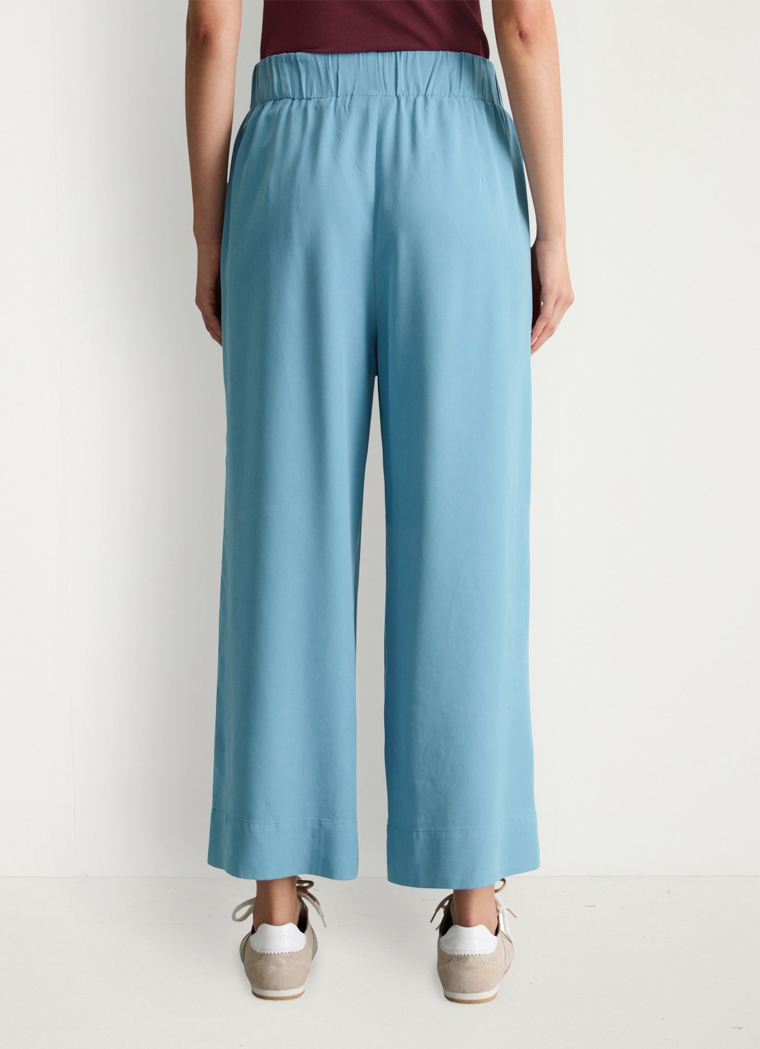 Marc O'Polo Denim Loose fit broek met steekzakken - achterkant blue dawn/5429