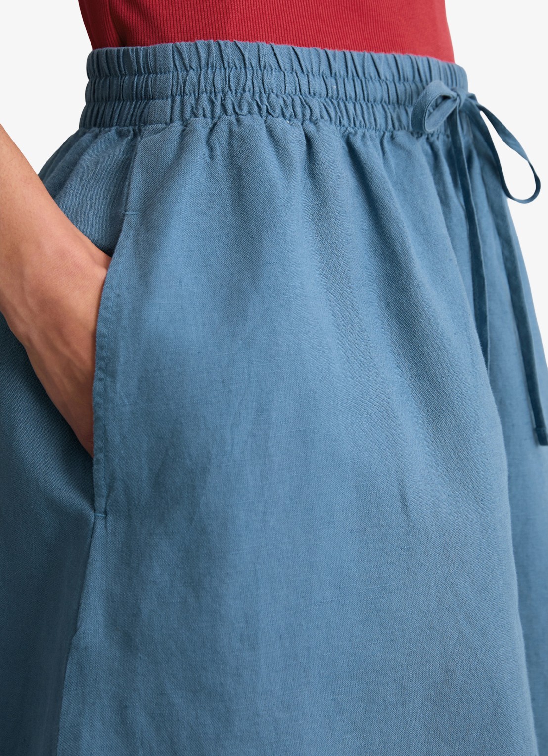 Marc O'Polo Denim Minirok met steekzakken - detail 3 medium blue 4671-4671 / blauw