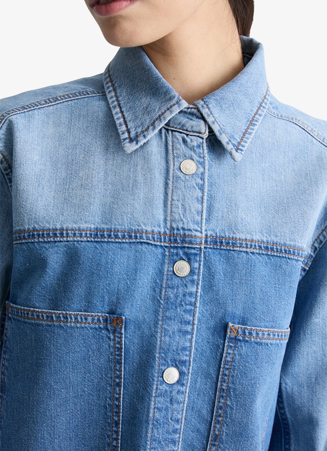Marc O'Polo Denim Spijkerjas met opgestikte zakken - detail 2 indigo