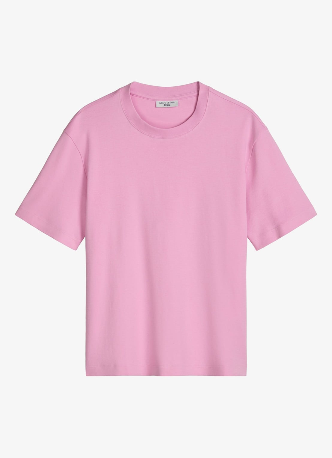 Marc O'Polo Denim T-shirt met ronde hals - voorkant pale bubblegum/8205