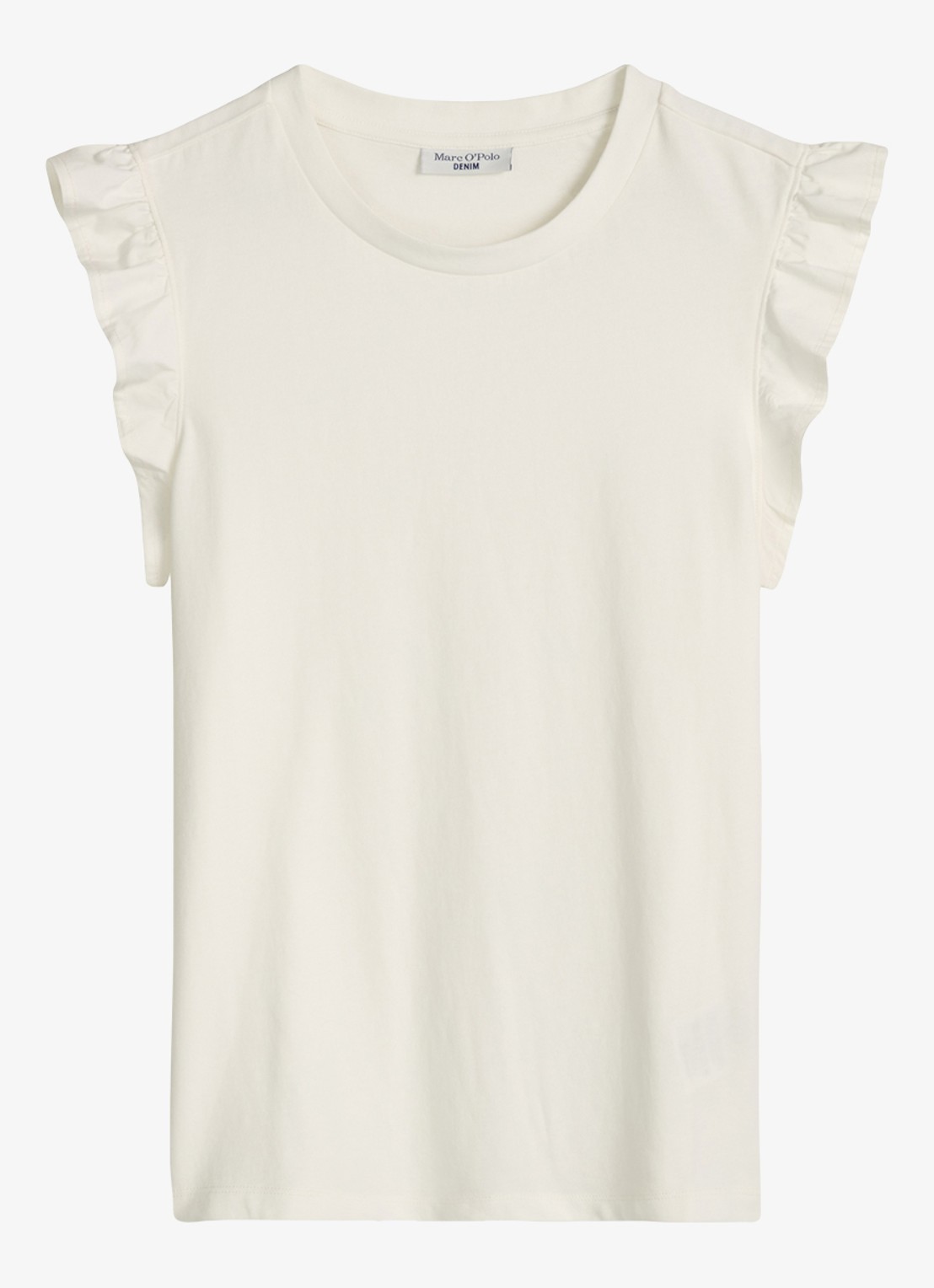 Marc O'Polo Denim Top met vlindermouw - voorkant 2 silky white/1183