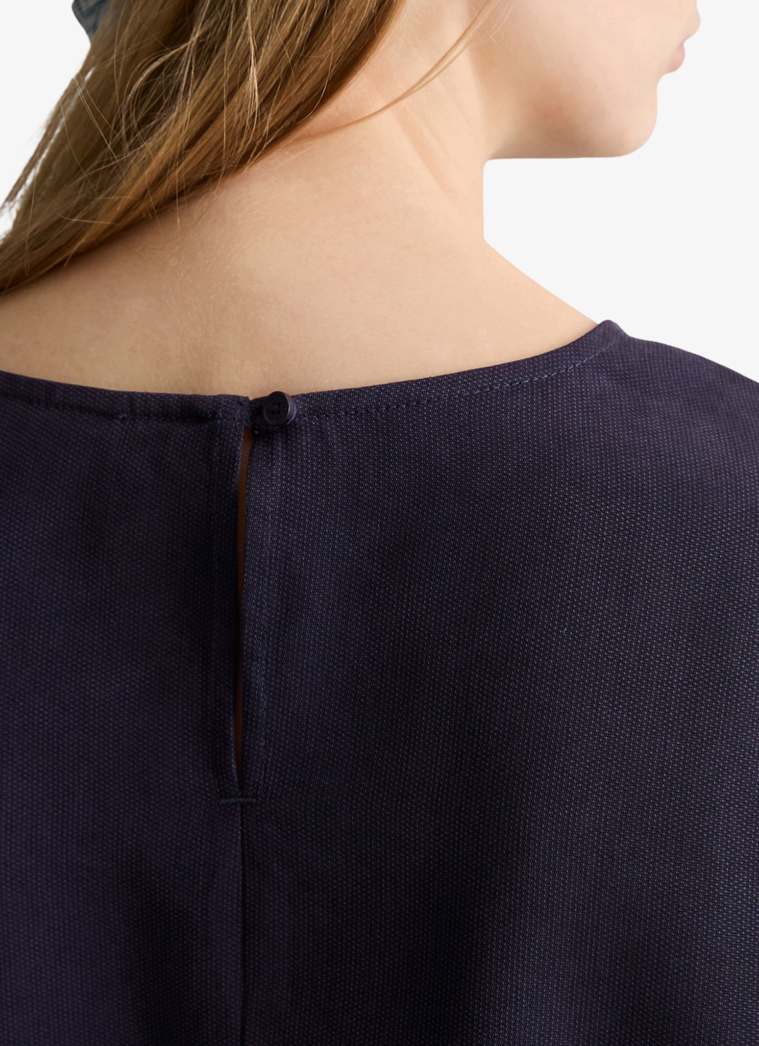 Marc O'Polo Denim Tuniek met ronde hals - detail 4 blue depths/4133
