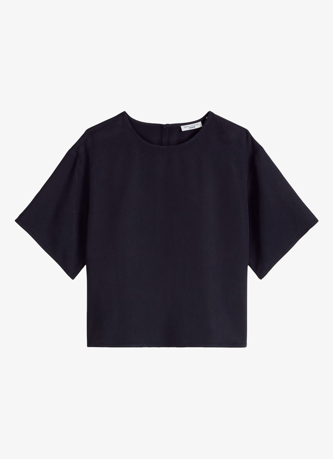 Marc O'Polo Denim Tuniek met ronde hals - voorkant blue depths/4133