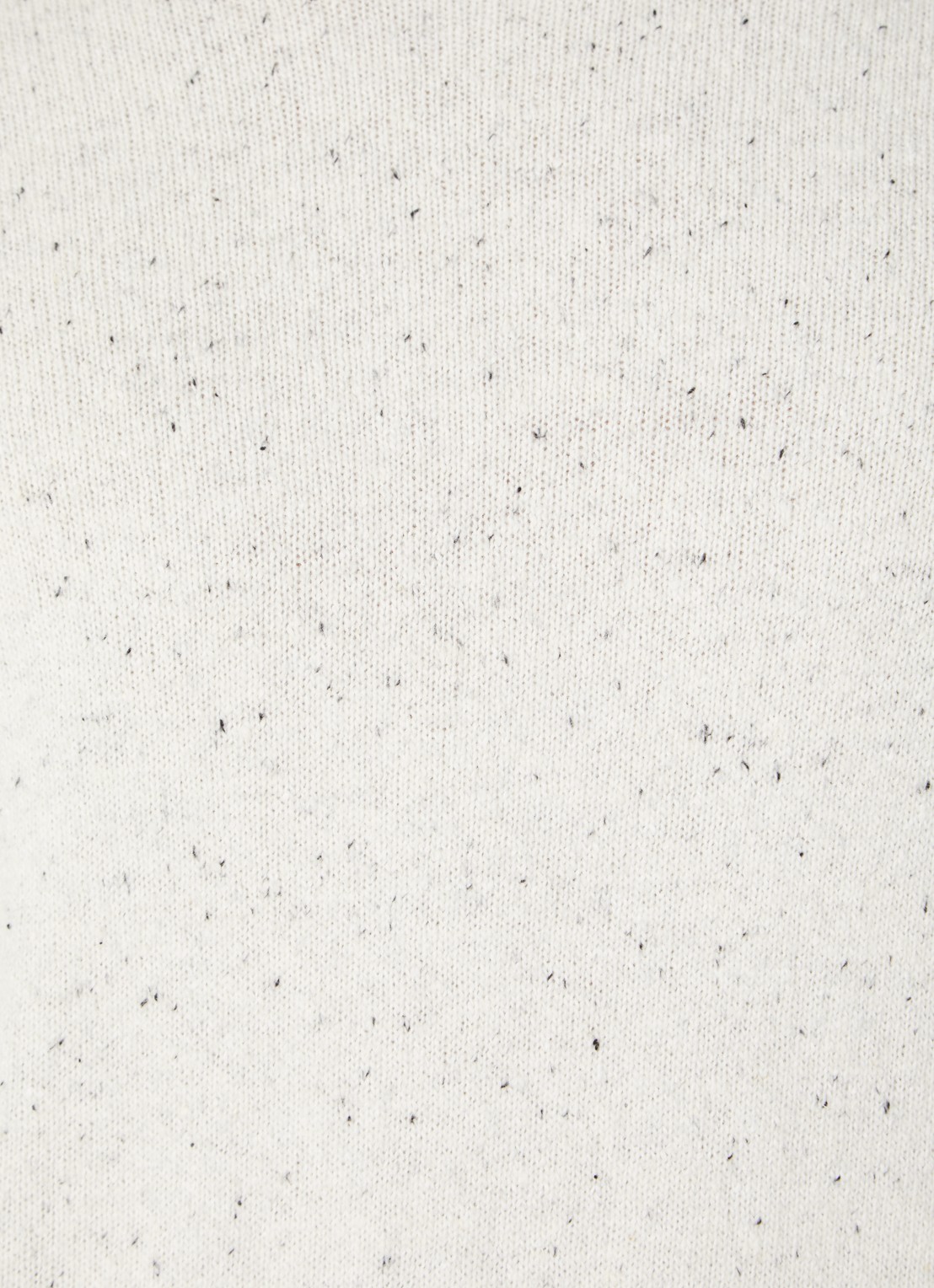 Marc O'Polo Fijngebreide pullover in wolblend met gemêleerd dessin - detail 5 gebroken wit