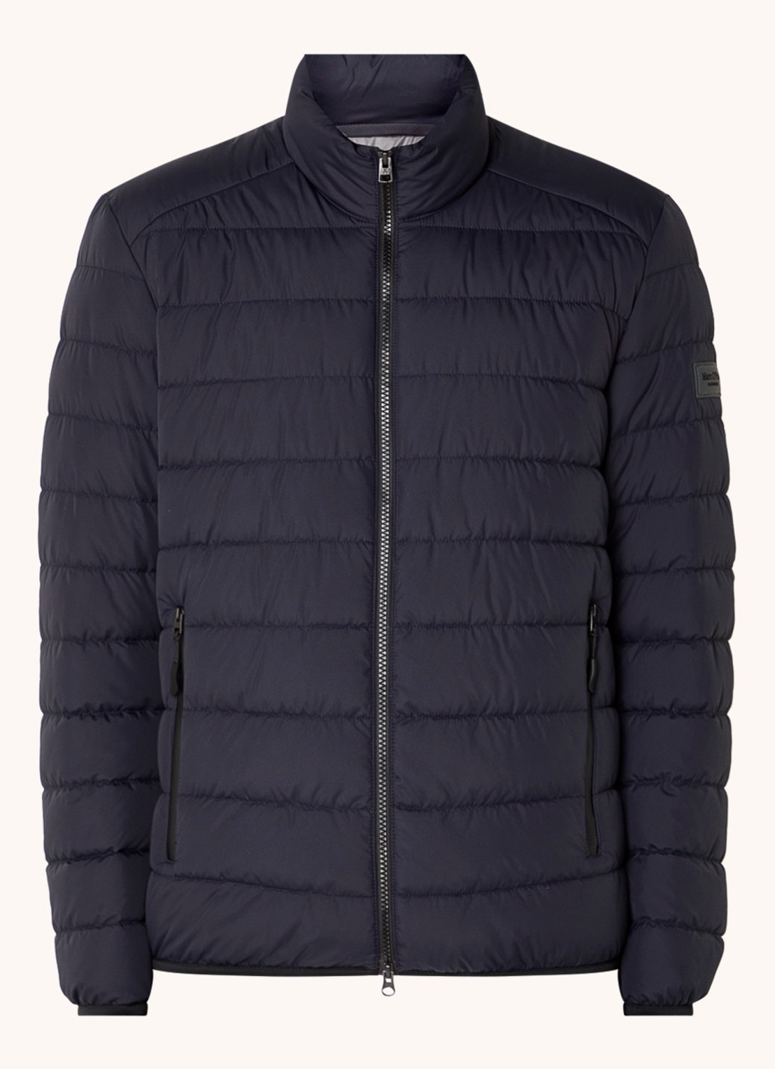 Marc O'Polo Gewatteerd jack met ritszakken - voorkant donkerblauw