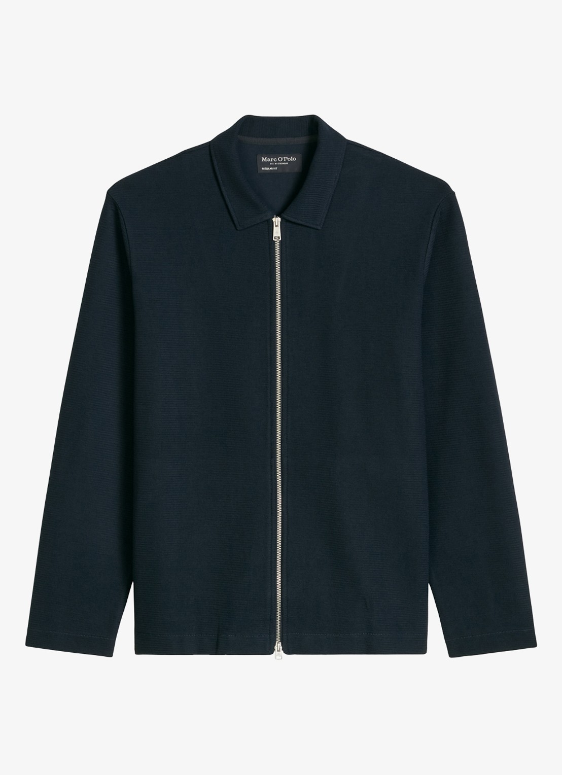 Marc O'Polo Jack met kraag - voorkant 4 donkerblauw
