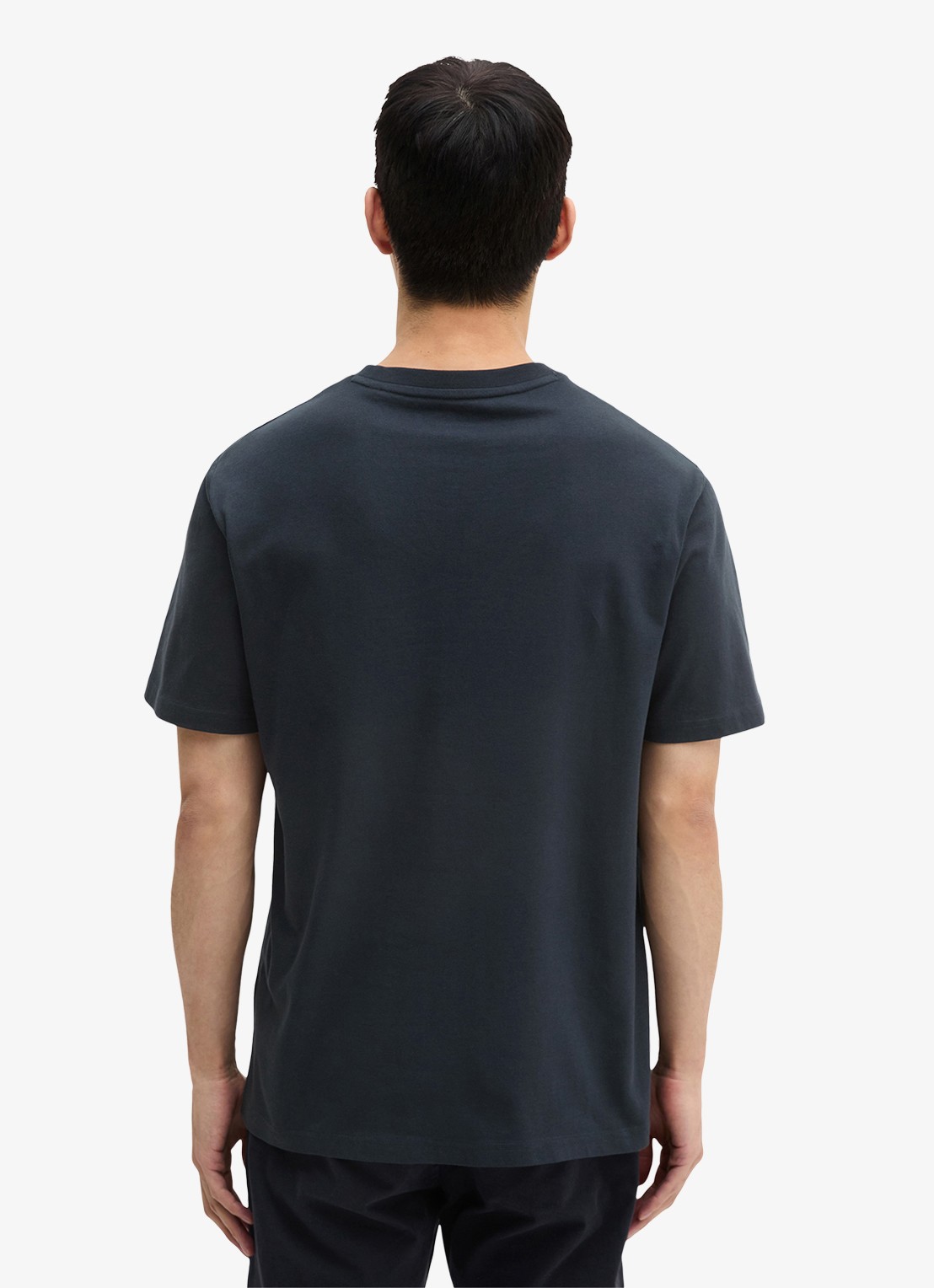 Marc O'Polo Jersey T-shirt met logo - achterkant dark navy/4131