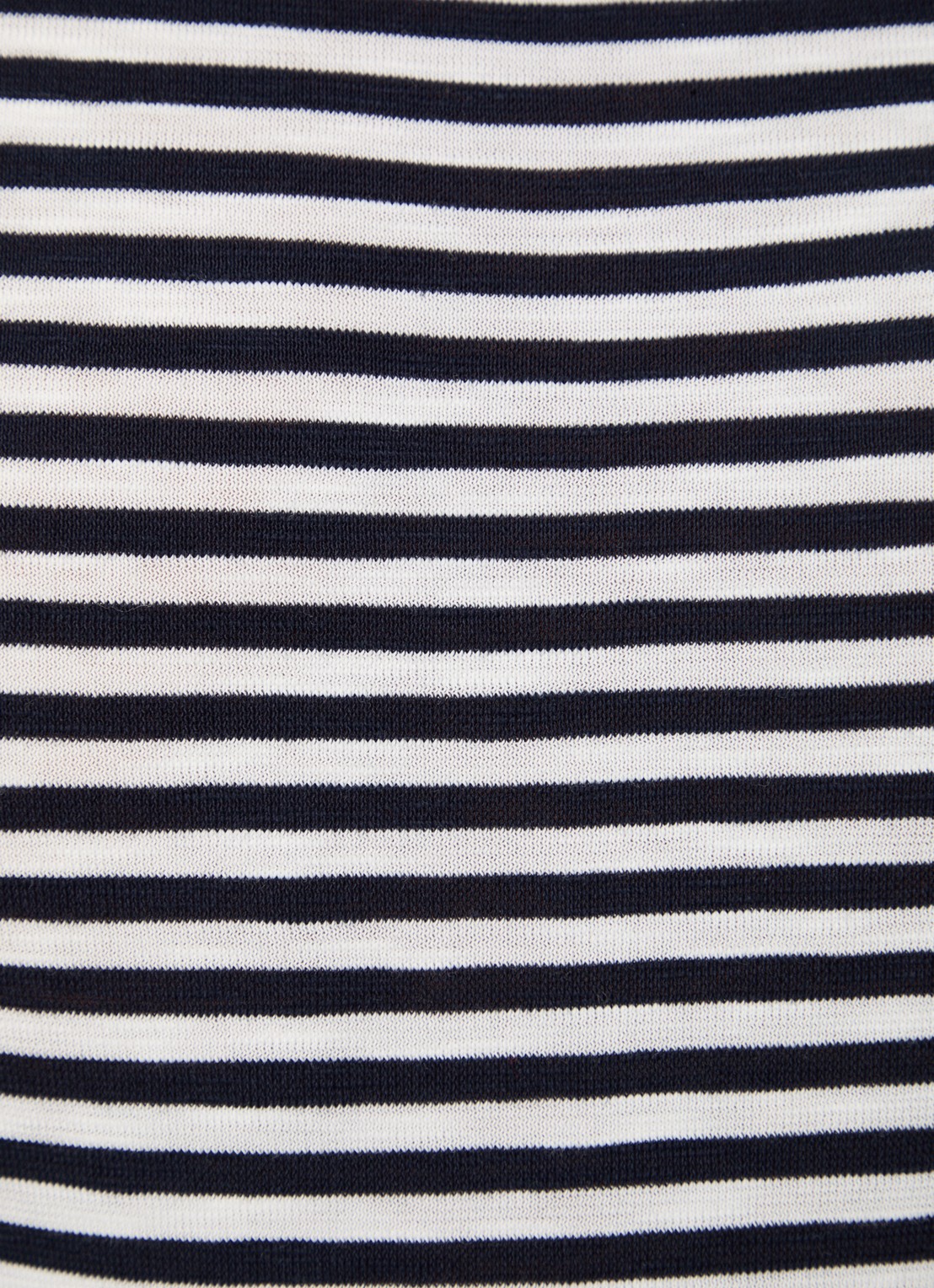 Marc O'Polo Longsleeve met streepprint en boothals - detail 8 donkerblauw