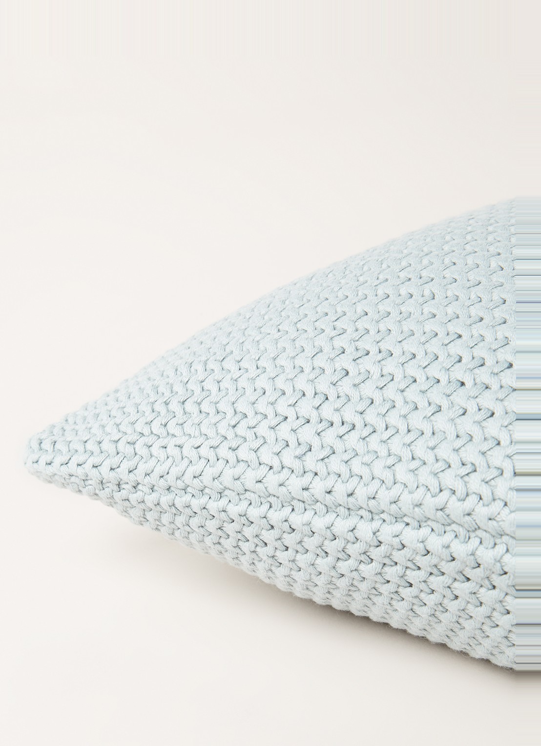 Marc O'Polo Nordic Knit sierkussen 50 x 50 cm - detail 3 mint