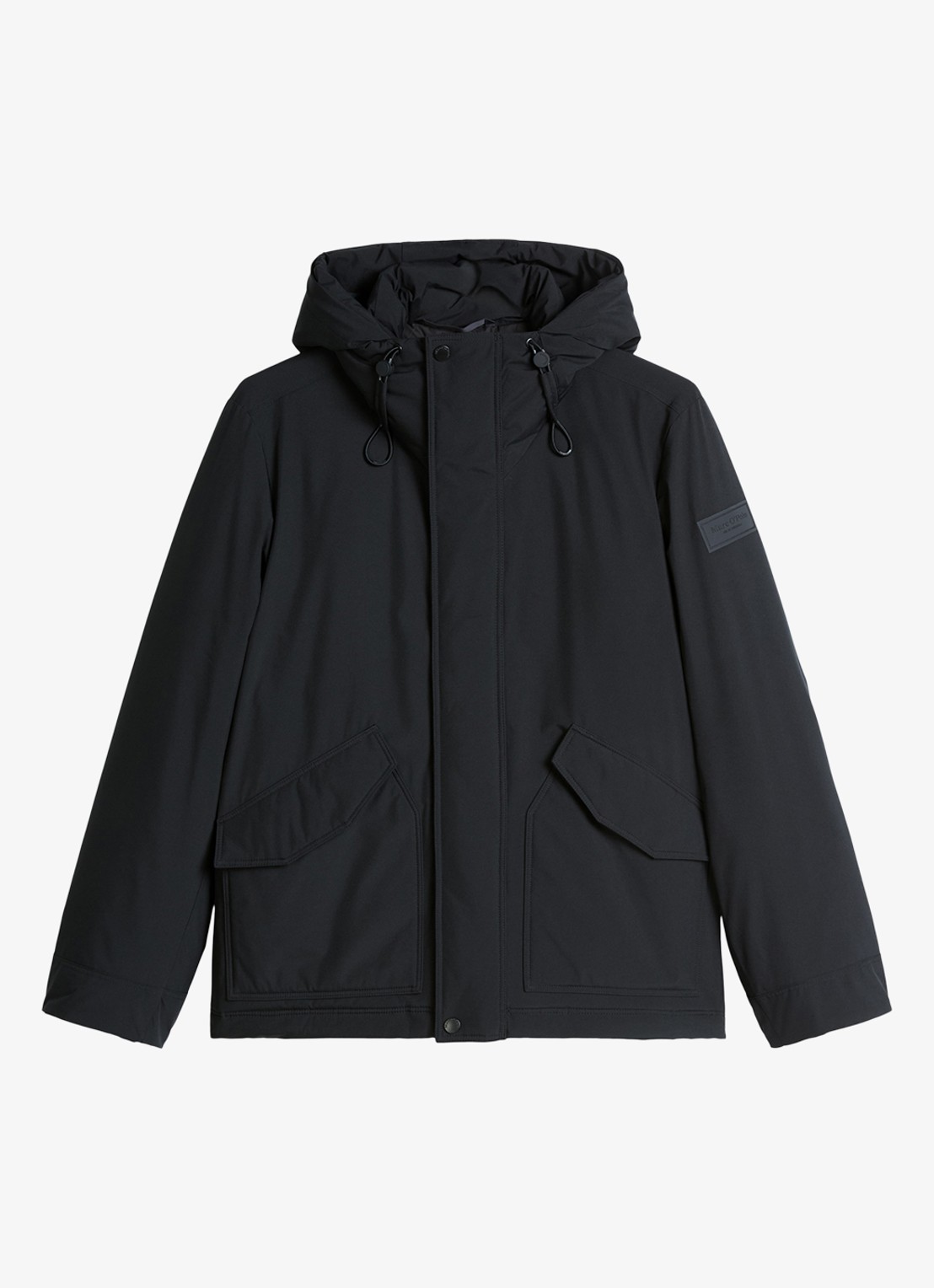 Marc O'Polo Parka met steekzakken - voorkant zwart