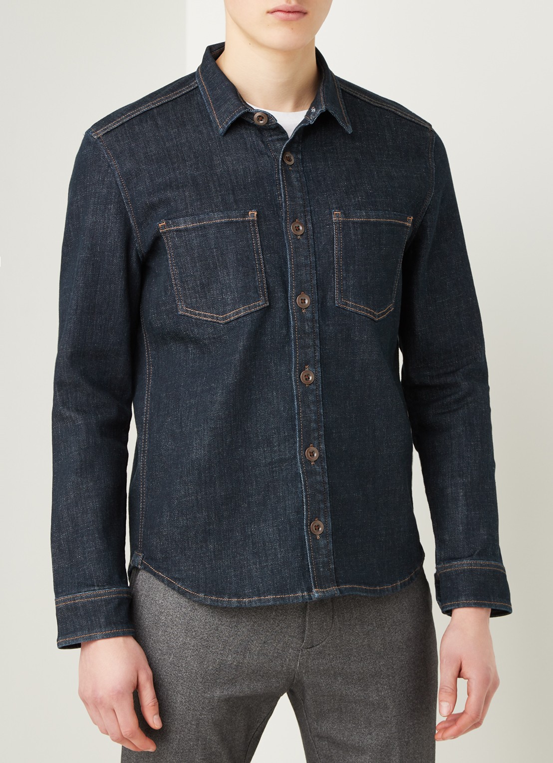 Marc O'Polo Regular fit overshirt van denim - detail 2 jeans