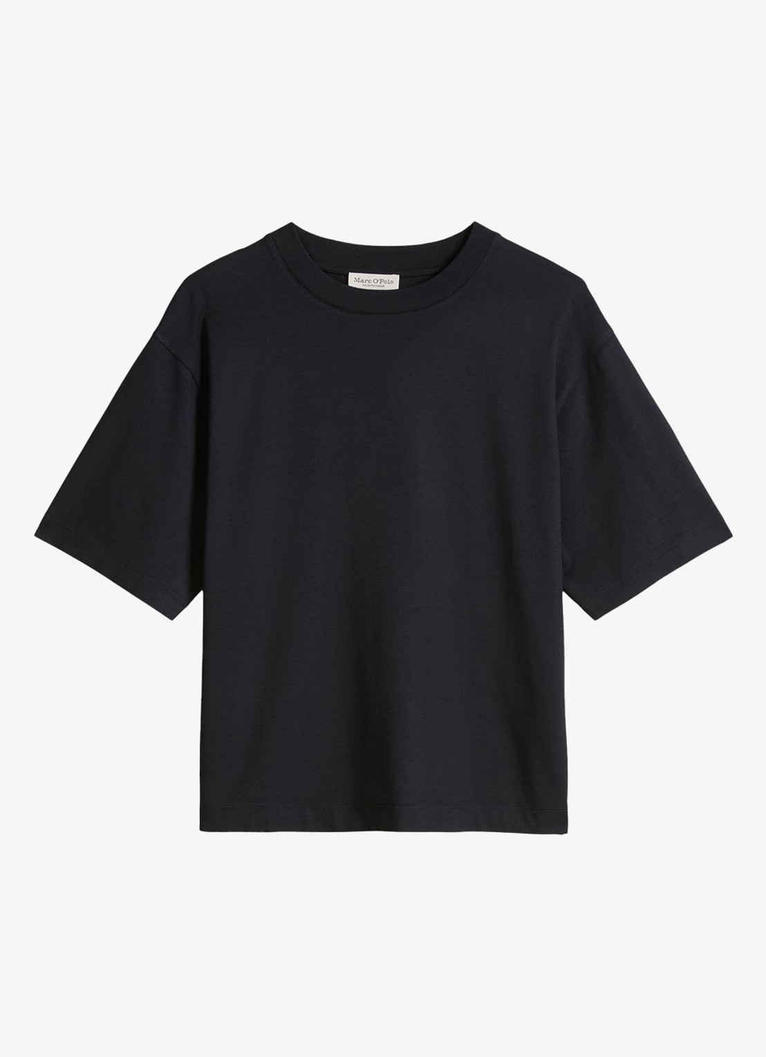 Marc O'Polo T-shirt met ronde hals - voorkant 2 deep night blue-4300 / blauw