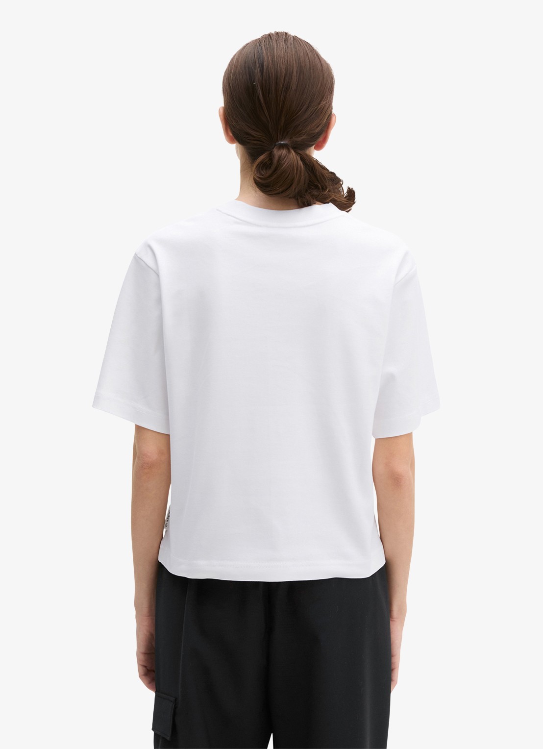 Marc O'Polo T-shirt met ronde hals - achterkant white / wit