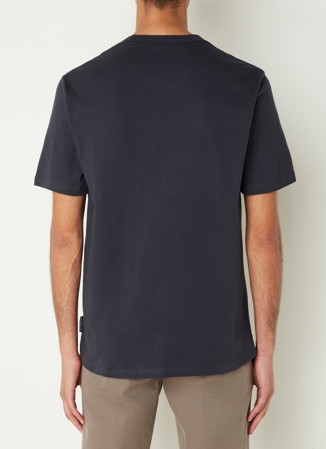 Marc O'Polo T-shirt met ronde hals - achterkant 2 donkerblauw