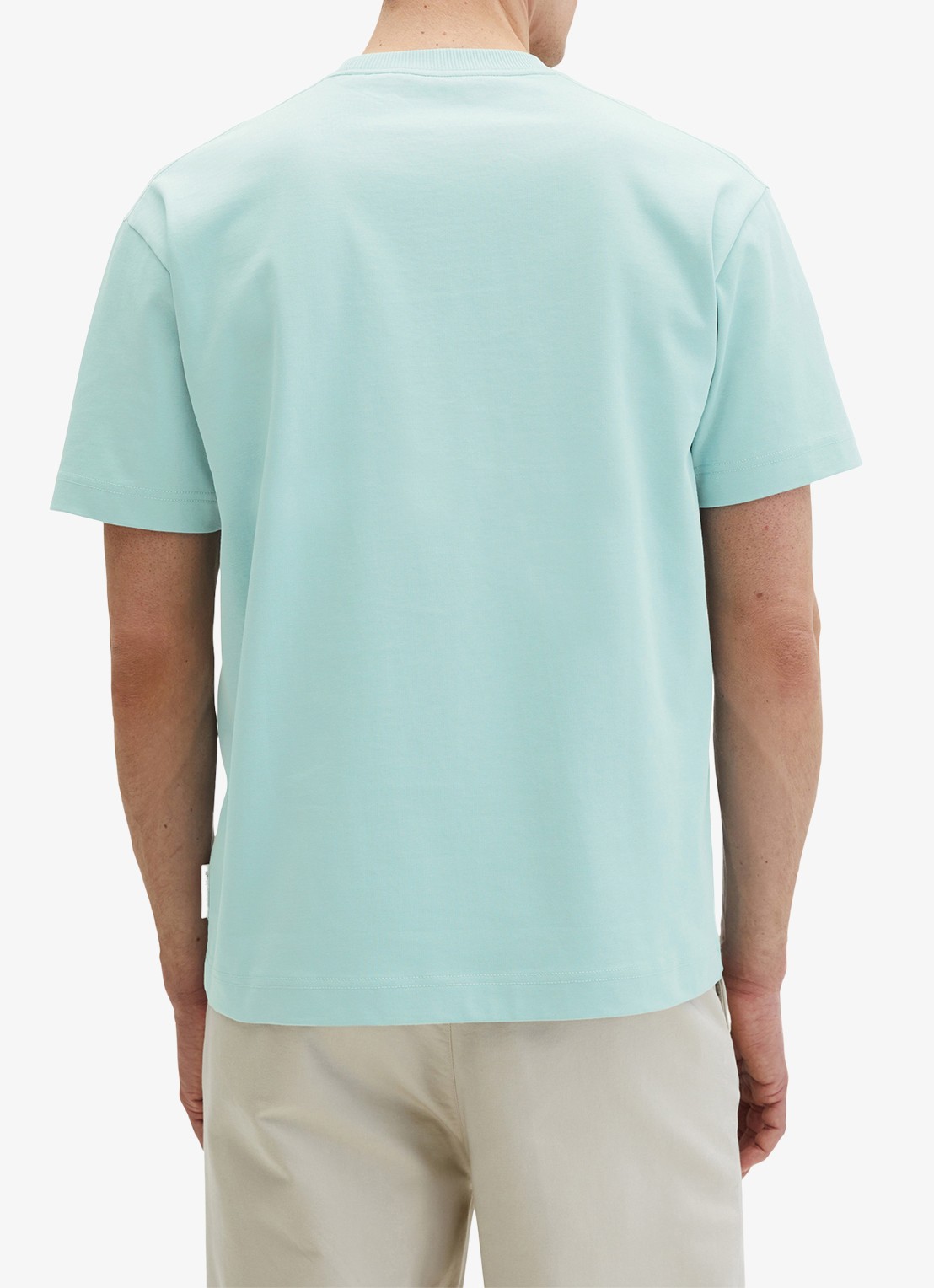 Marc O'Polo T-shirt met ronde hals - achterkant blauw