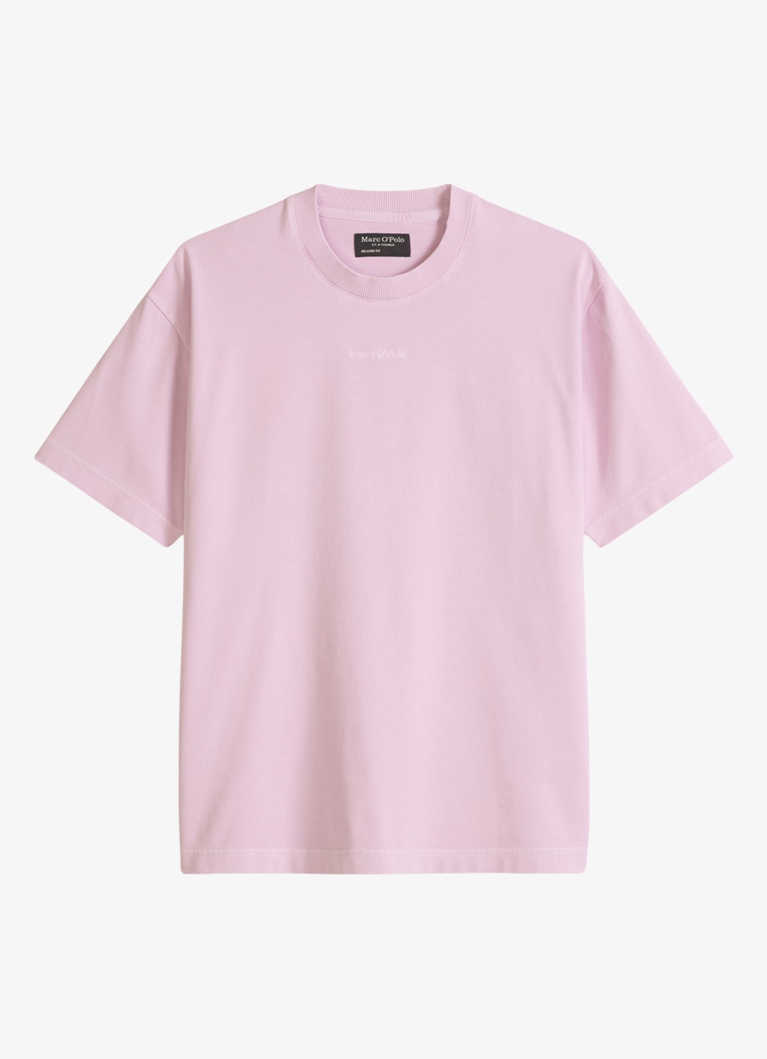 Marc O'Polo T-shirt met ronde hals - voorkant 4 lichtroze