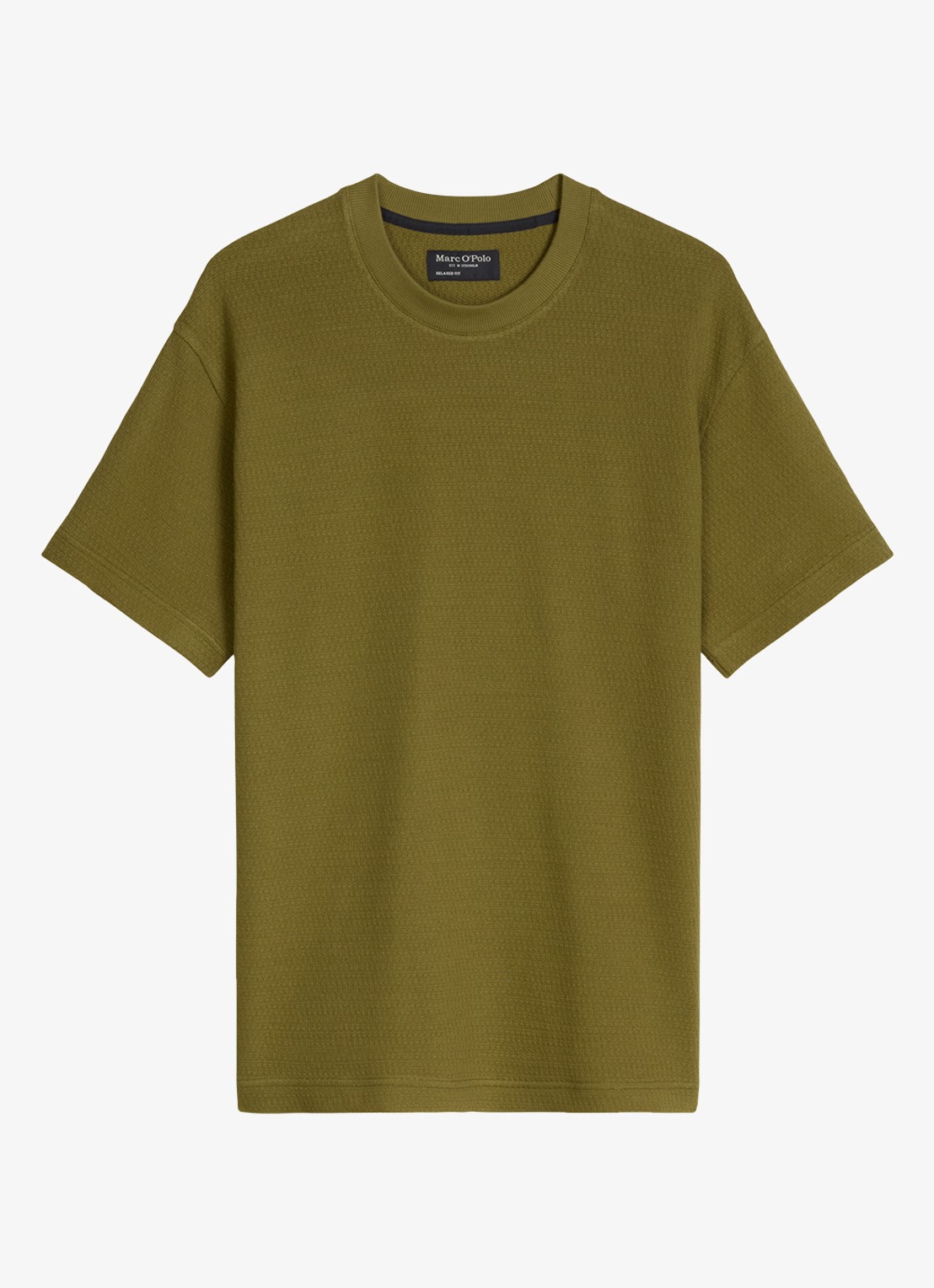 Marc O'Polo T-shirt met ronde hals - voorkant 2 fresh seaweed-2945 / groen