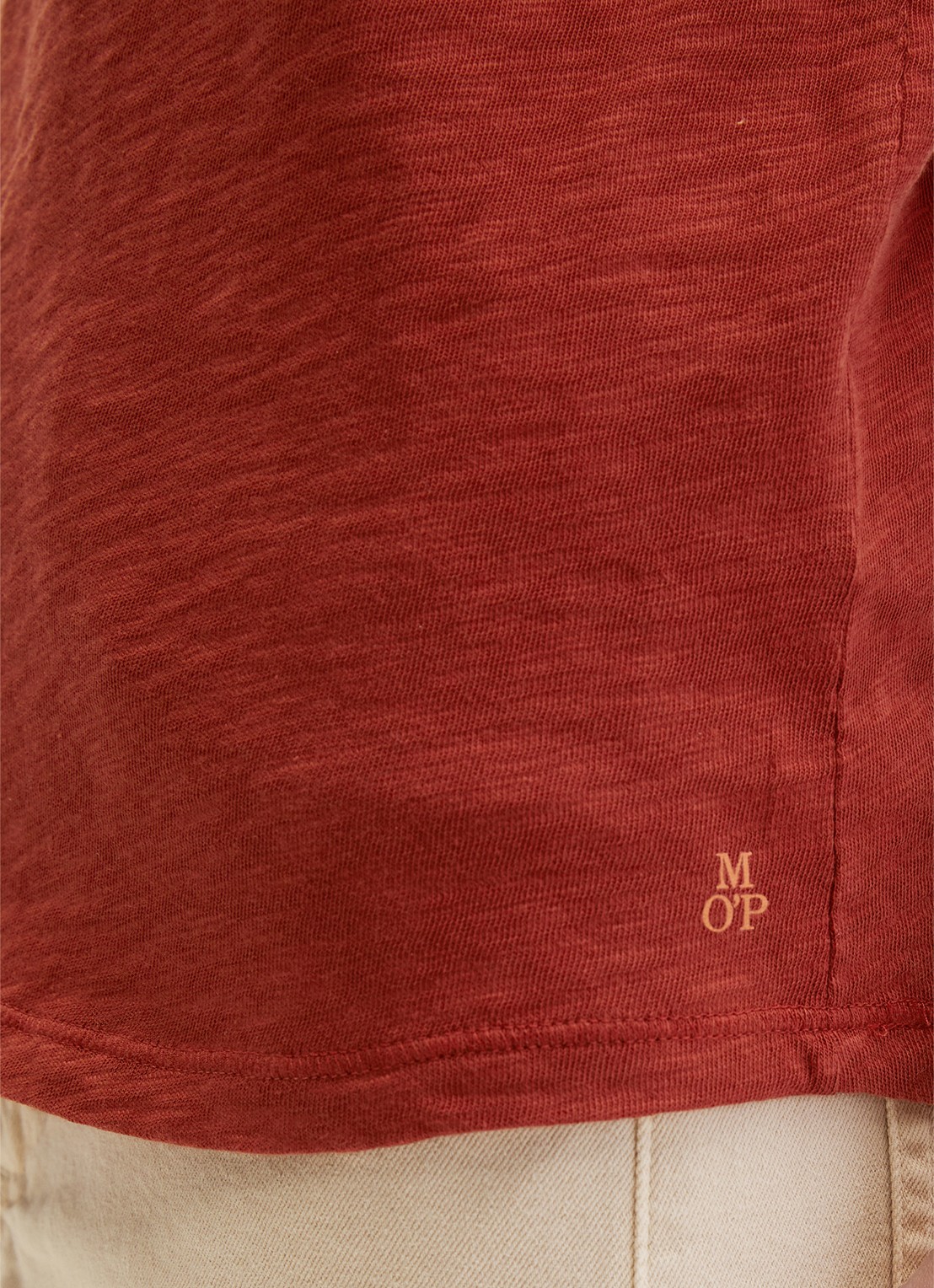 Marc O'Polo Tanktop met ronde hals - detail 4 tall poppy-6896 / paars