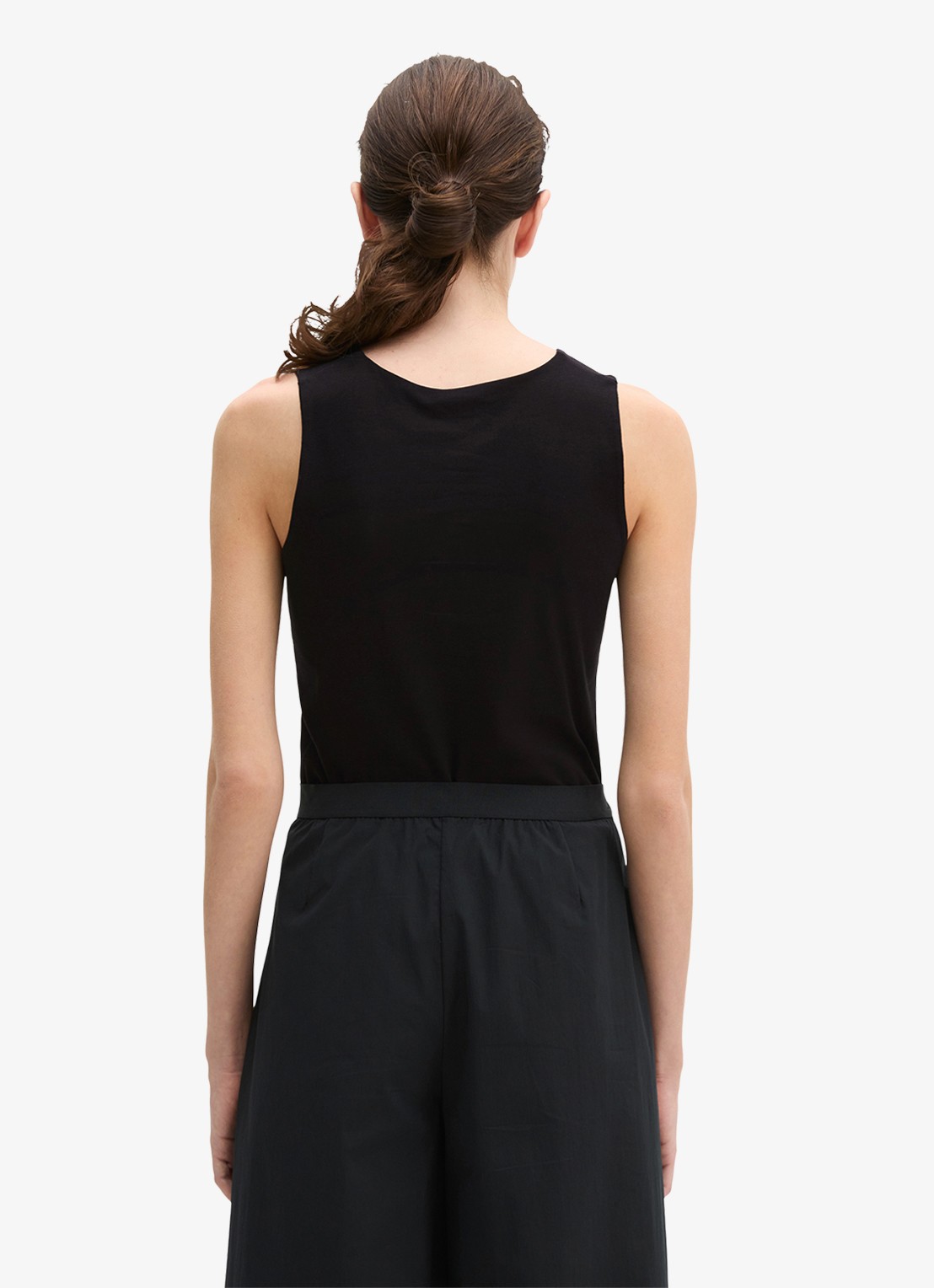 Marc O'Polo Top met V-hals - achterkant 3 black / zwart