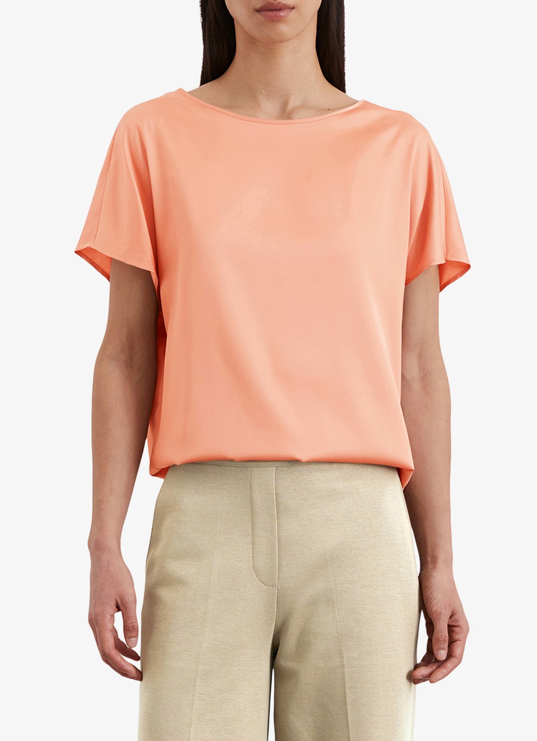 Marc O'Polo Top met vlindermouw - detail orange