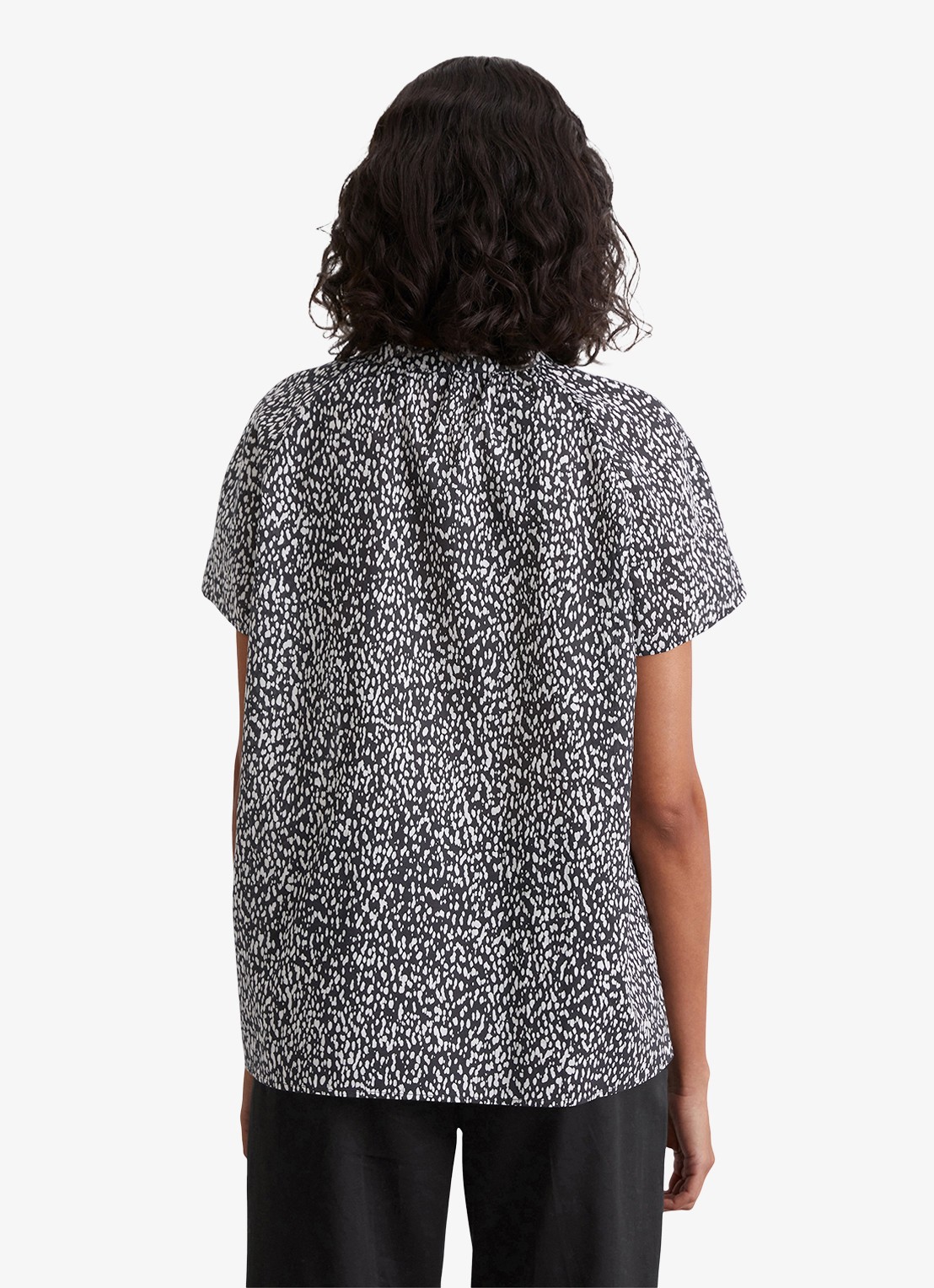 Marc O'Polo Tuniek met print - achterkant 2 zwart