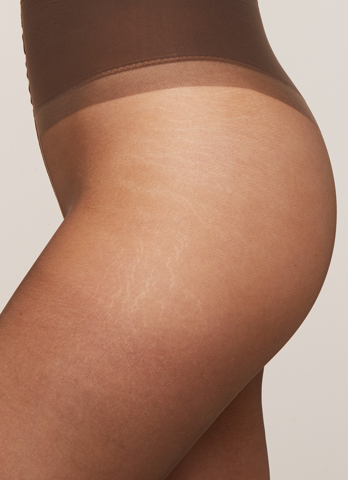 MarcMarcs Comfort panty in 20 denier  - detail 2 donkerbruin
