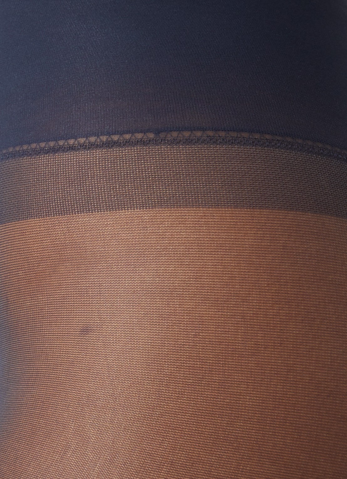 MarcMarcs Comfort panty in 40 denier met zijdeglans - detail 3 donkerblauw